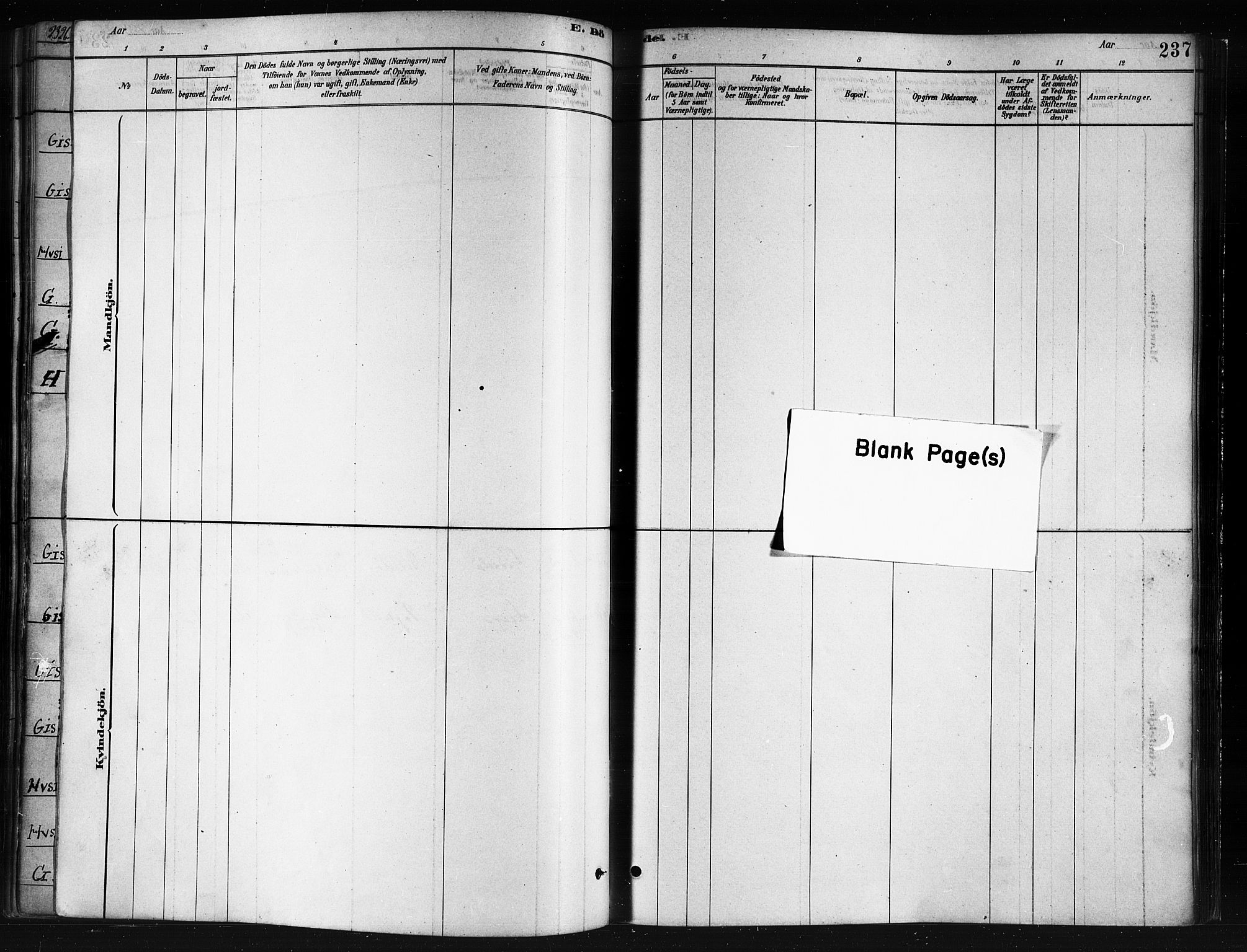Ministerialprotokoller, klokkerbøker og fødselsregistre - Nordland, SAT/A-1459/893/L1335: Parish register (official) no. 893A08 /2, 1878-1884, p. 237