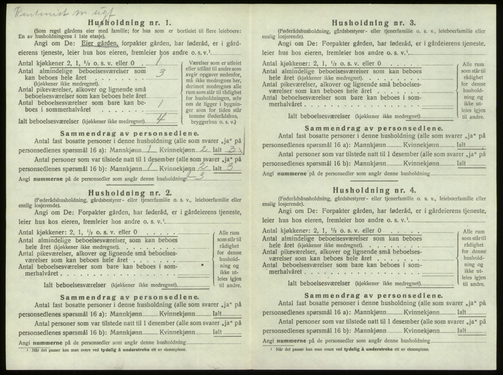 SAO, 1920 census for Hvaler, 1920, p. 1299