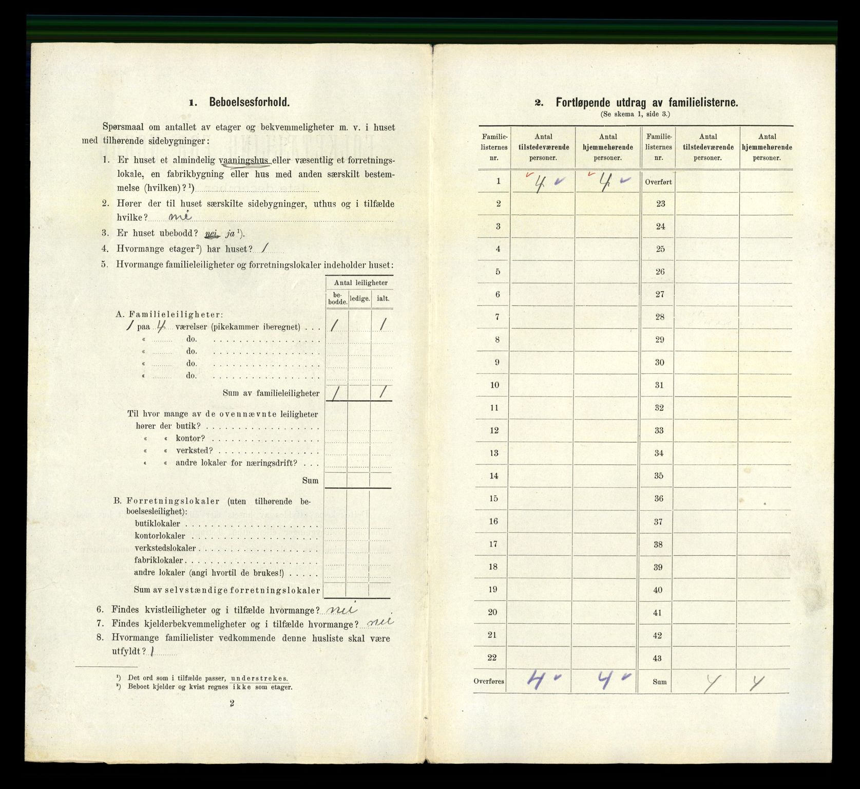 RA, 1910 census for Kopervik, 1910, p. 883