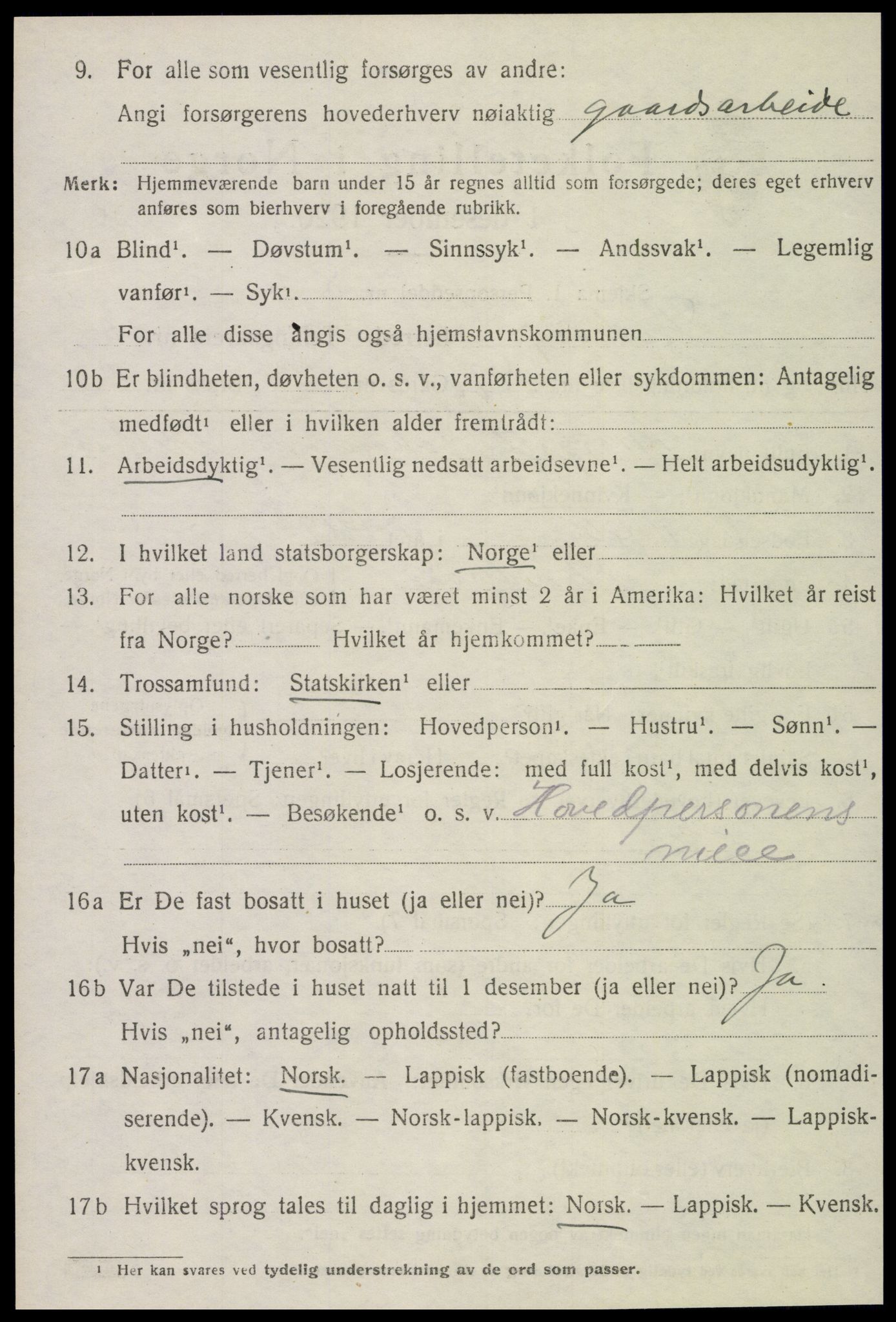 SAT, 1920 census for Inderøy, 1920, p. 3230