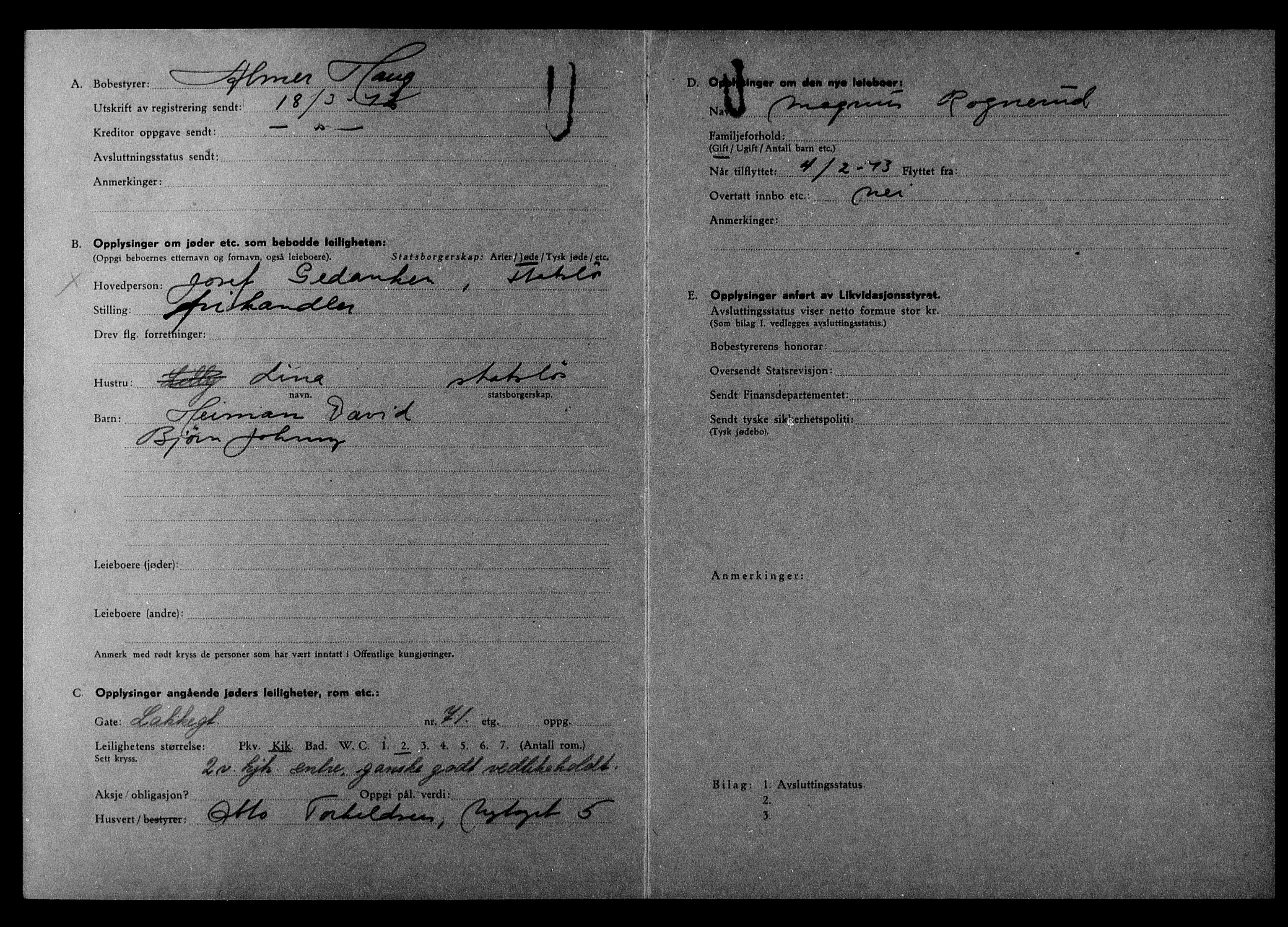 Justisdepartementet, Tilbakeføringskontoret for inndratte formuer, RA/S-1564/H/Hc/Hcc/L0937: --, 1945-1947, p. 241