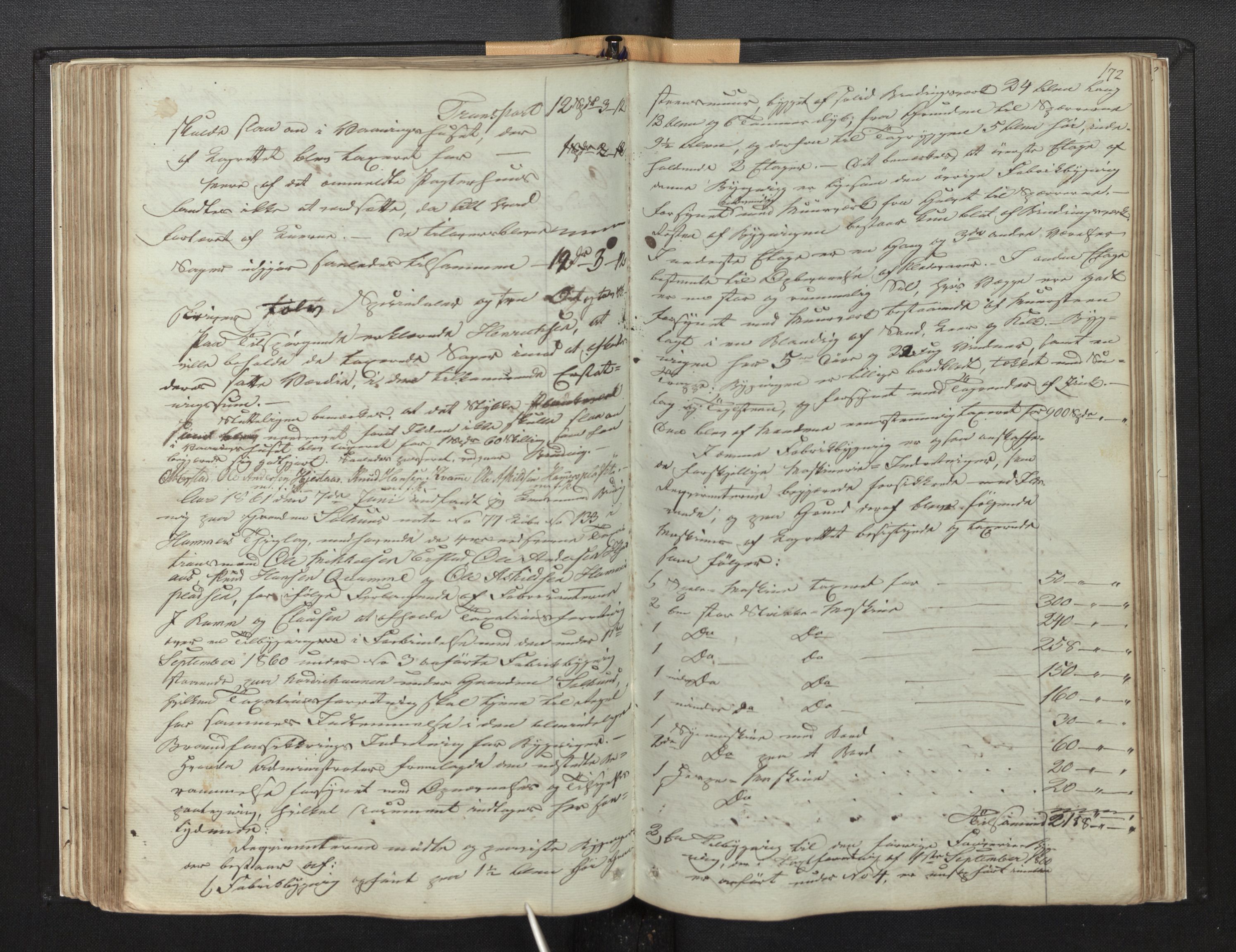 Lensmannen i Hamre, AV/SAB-A-32601/0012/L0001: Branntakstprotokoll, 1846-1872, p. 171b-172a