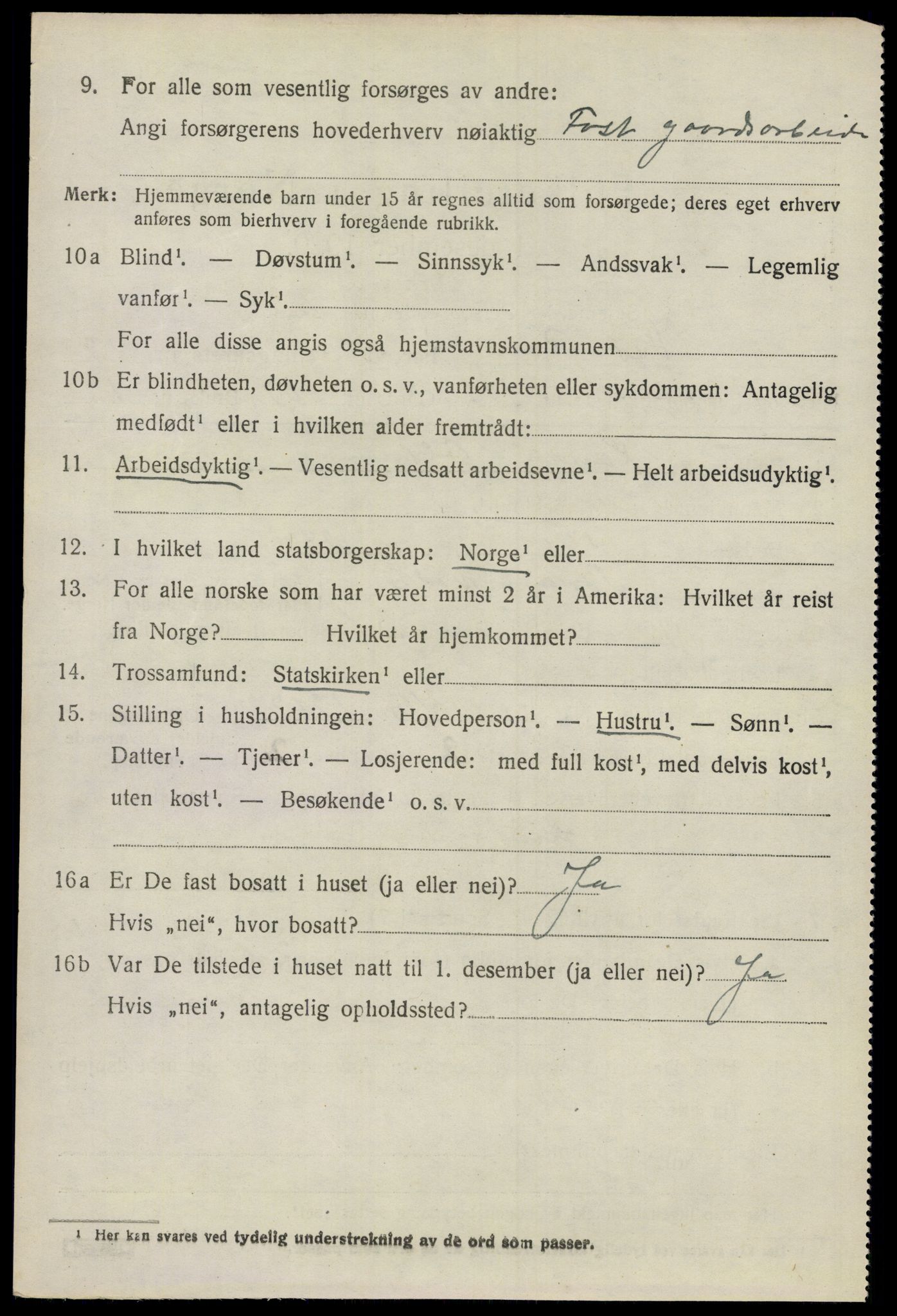 SAO, 1920 census for Nes, 1920, p. 21057