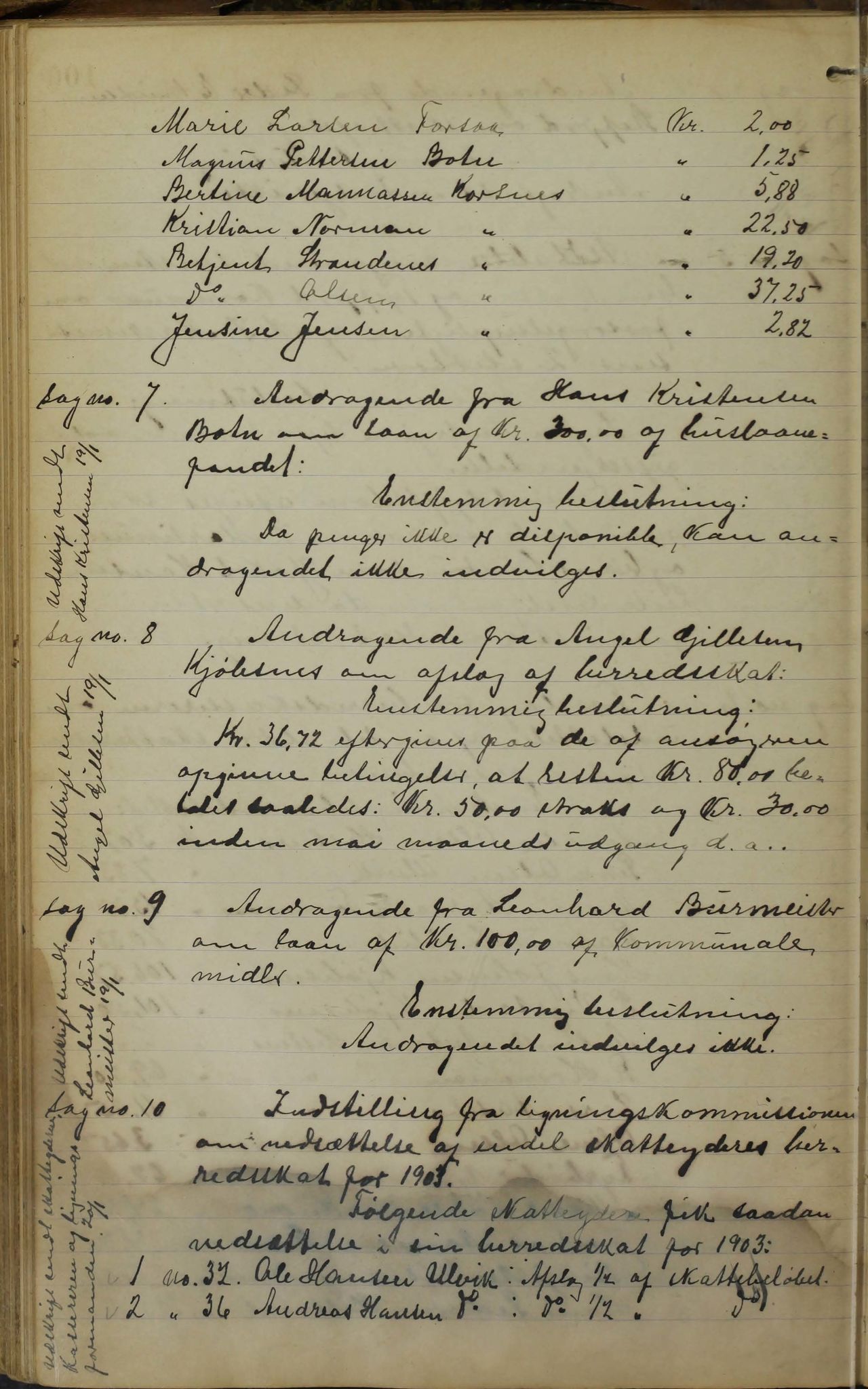 Tysfjord kommune. Formannskapet, AIN/K-18500.150/100/L0002: Forhandlingsprotokoll for Tysfjordens formandskap, 1895-1912