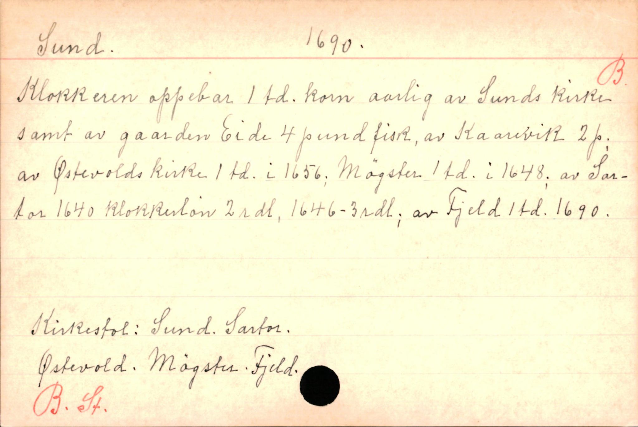 Haugen, Johannes - lærer, AV/SAB-SAB/PA-0036/01/L0001: Om klokkere og lærere, 1521-1904, p. 3043