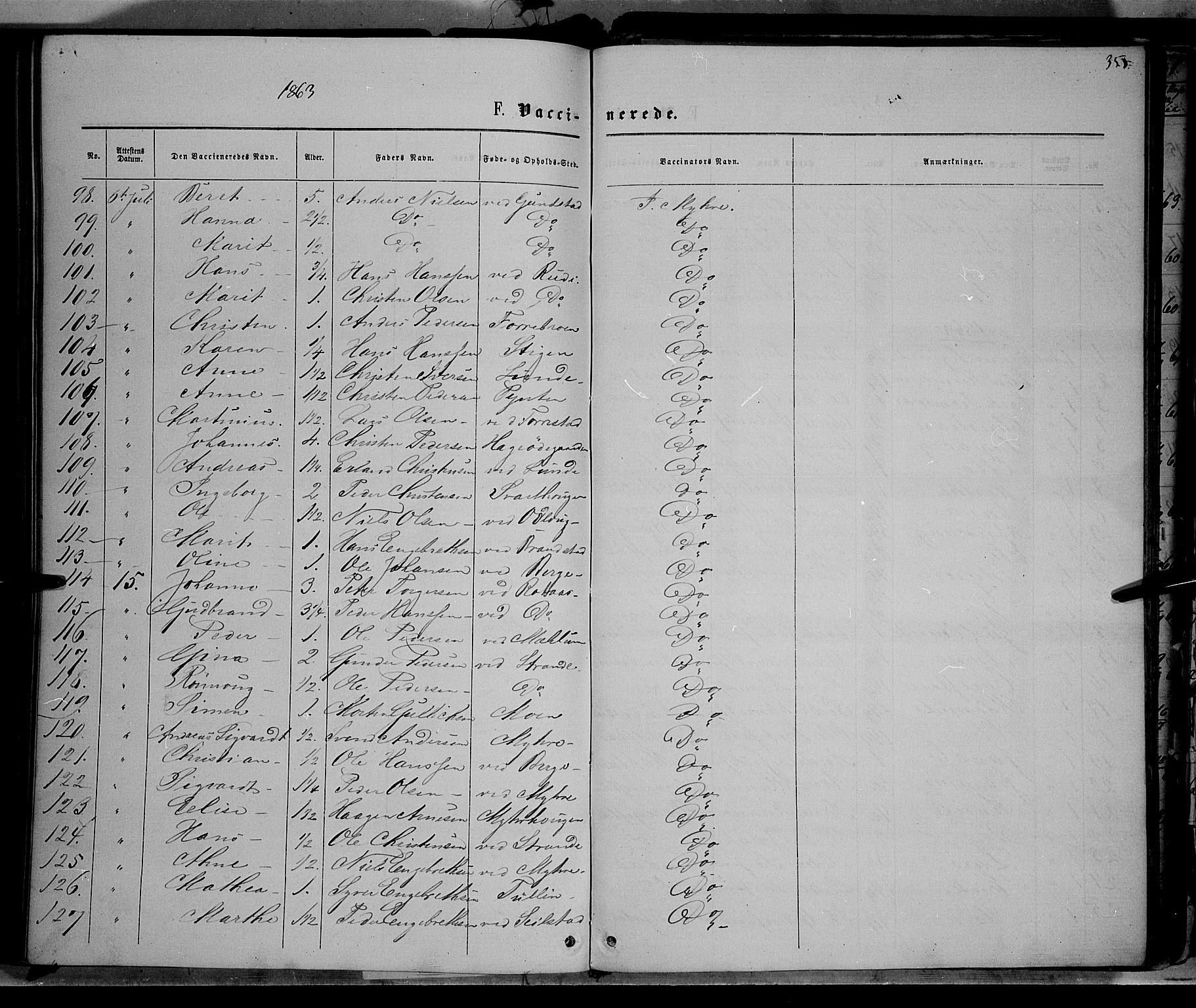 Ringebu prestekontor, AV/SAH-PREST-082/H/Ha/Haa/L0007: Parish register (official) no. 7, 1860-1877, p. 351