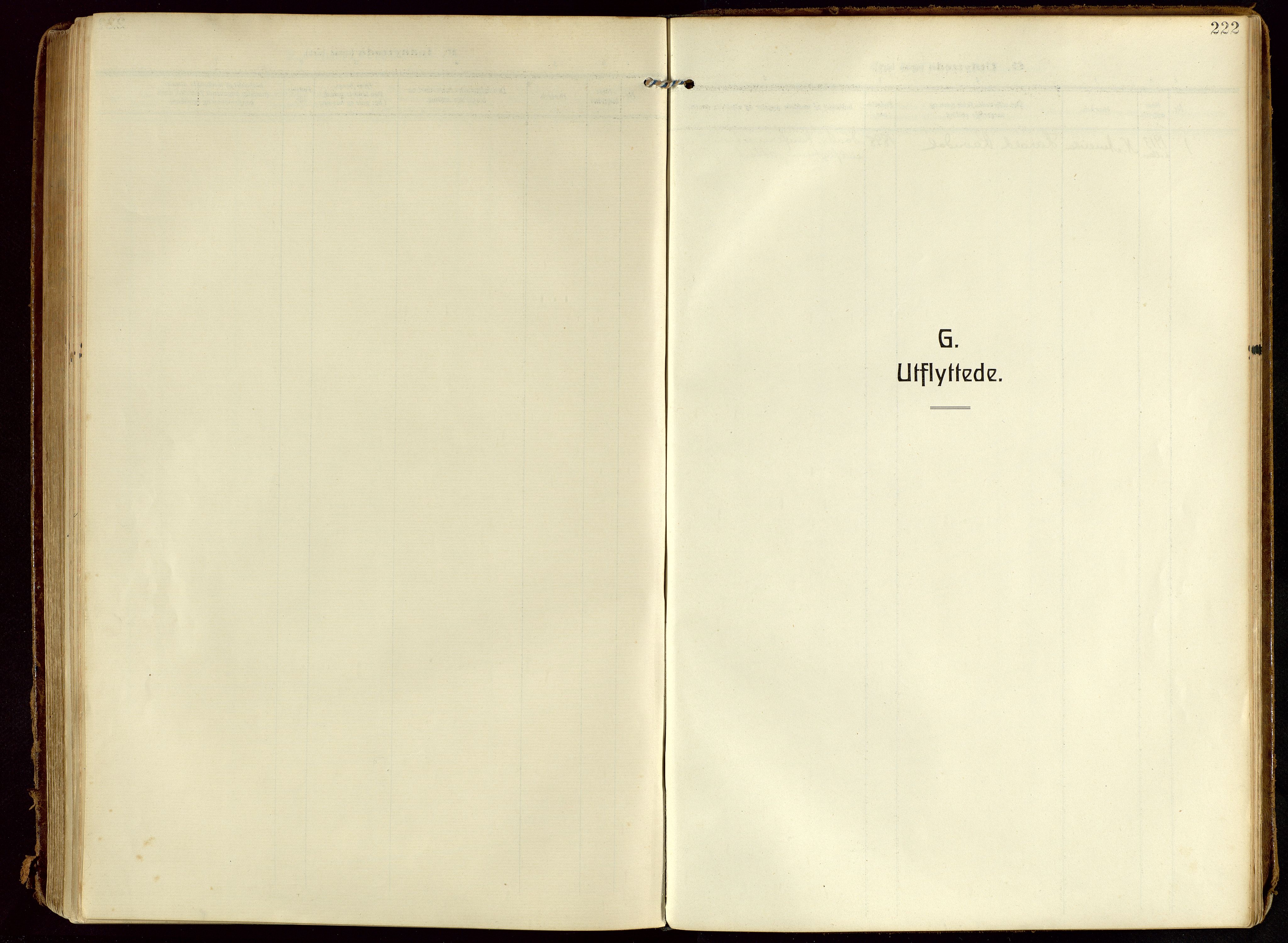 Lye sokneprestkontor, AV/SAST-A-101794/002/B/L0001: Parish register (official) no. A 13, 1910-1925, p. 222