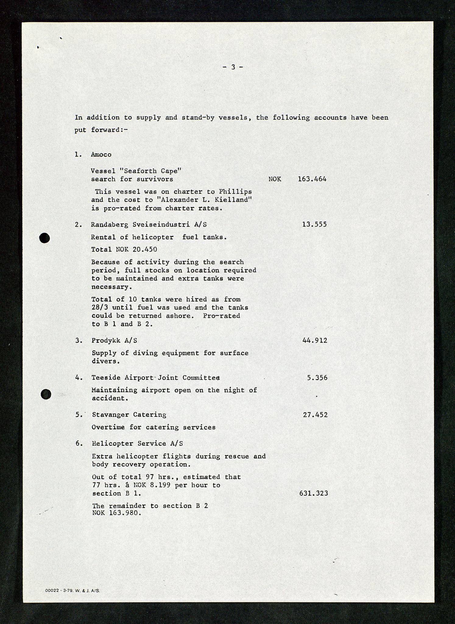 Pa 1503 - Stavanger Drilling AS, AV/SAST-A-101906/Da/L0017: Alexander L. Kielland - Saks- og korrespondansearkiv, 1981-1984, p. 231