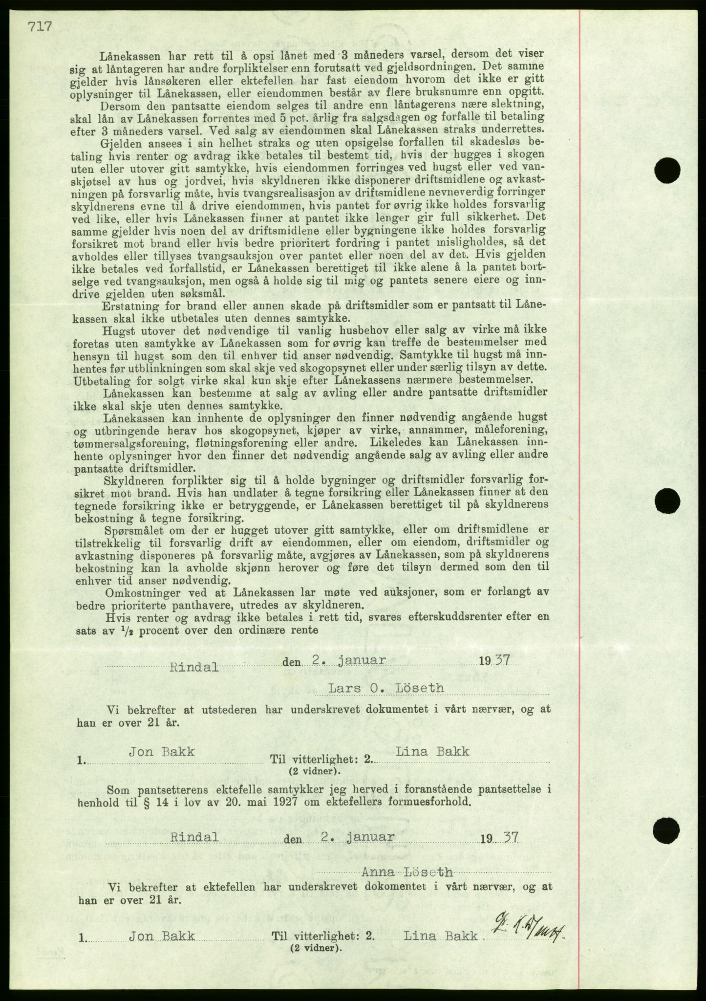 Nordmøre sorenskriveri, AV/SAT-A-4132/1/2/2Ca/L0090: Mortgage book no. B80, 1936-1937, Diary no: : 37/1937