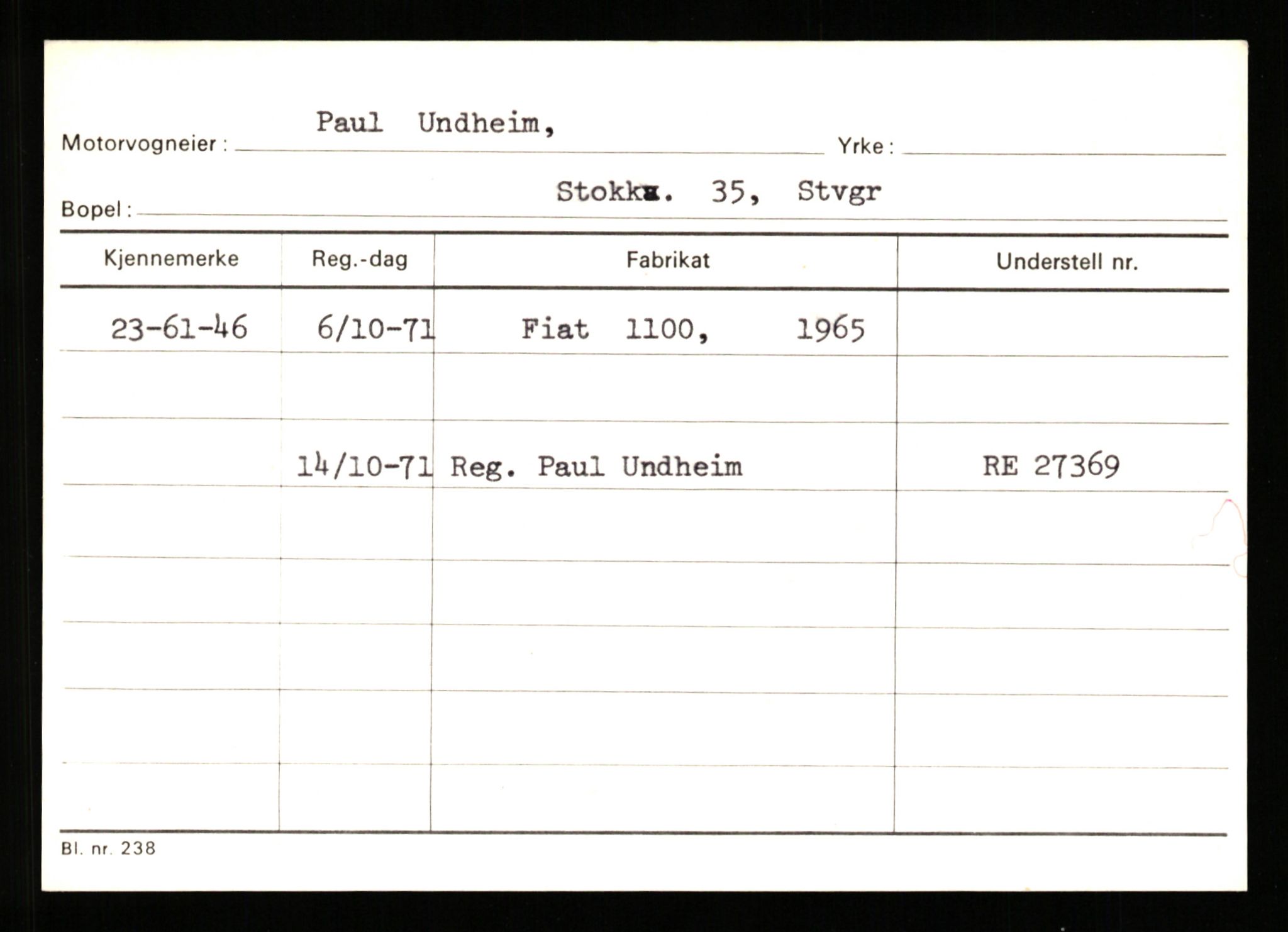 Stavanger trafikkstasjon, AV/SAST-A-101942/0/G/L0010: Registreringsnummer: 130000 - 239953, 1930-1971, p. 3029