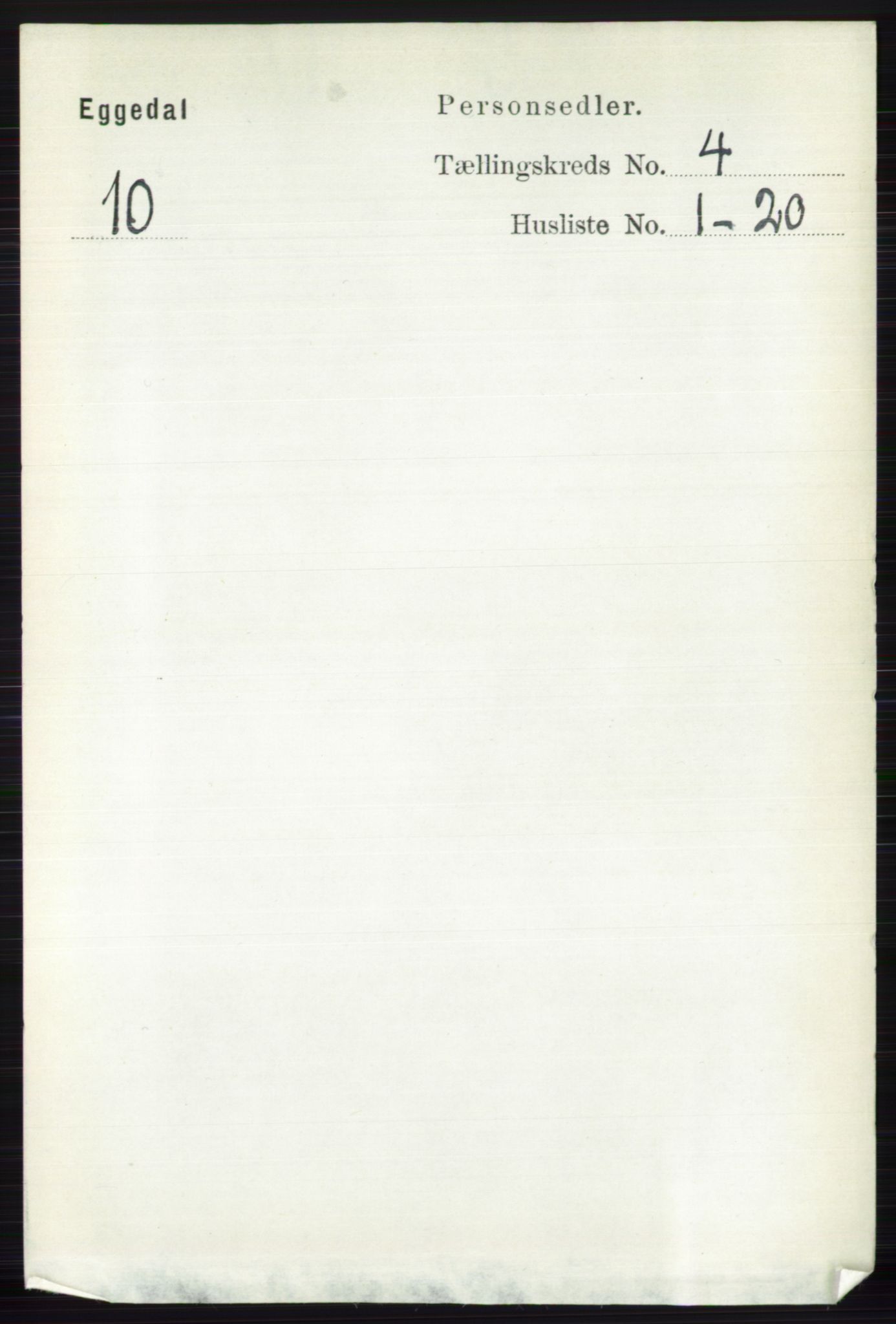 RA, 1891 census for 0621 Sigdal, 1891, p. 4667