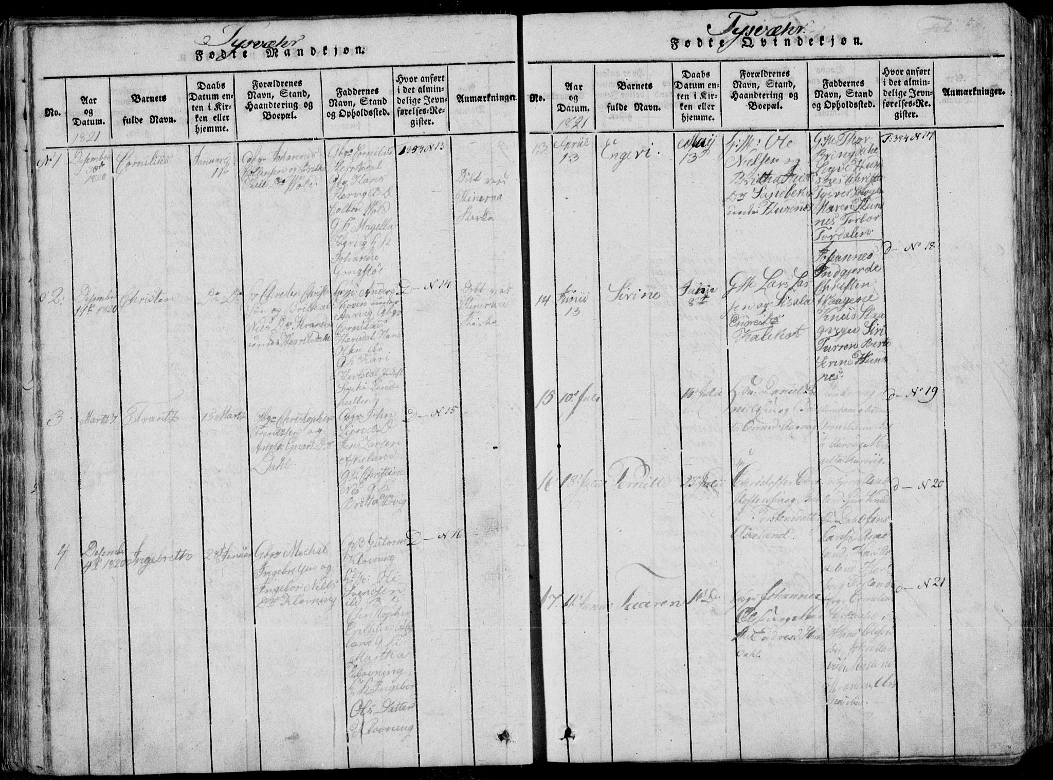 Skjold sokneprestkontor, AV/SAST-A-101847/H/Ha/Haa/L0004: Parish register (official) no. A 4 /1, 1815-1830, p. 56