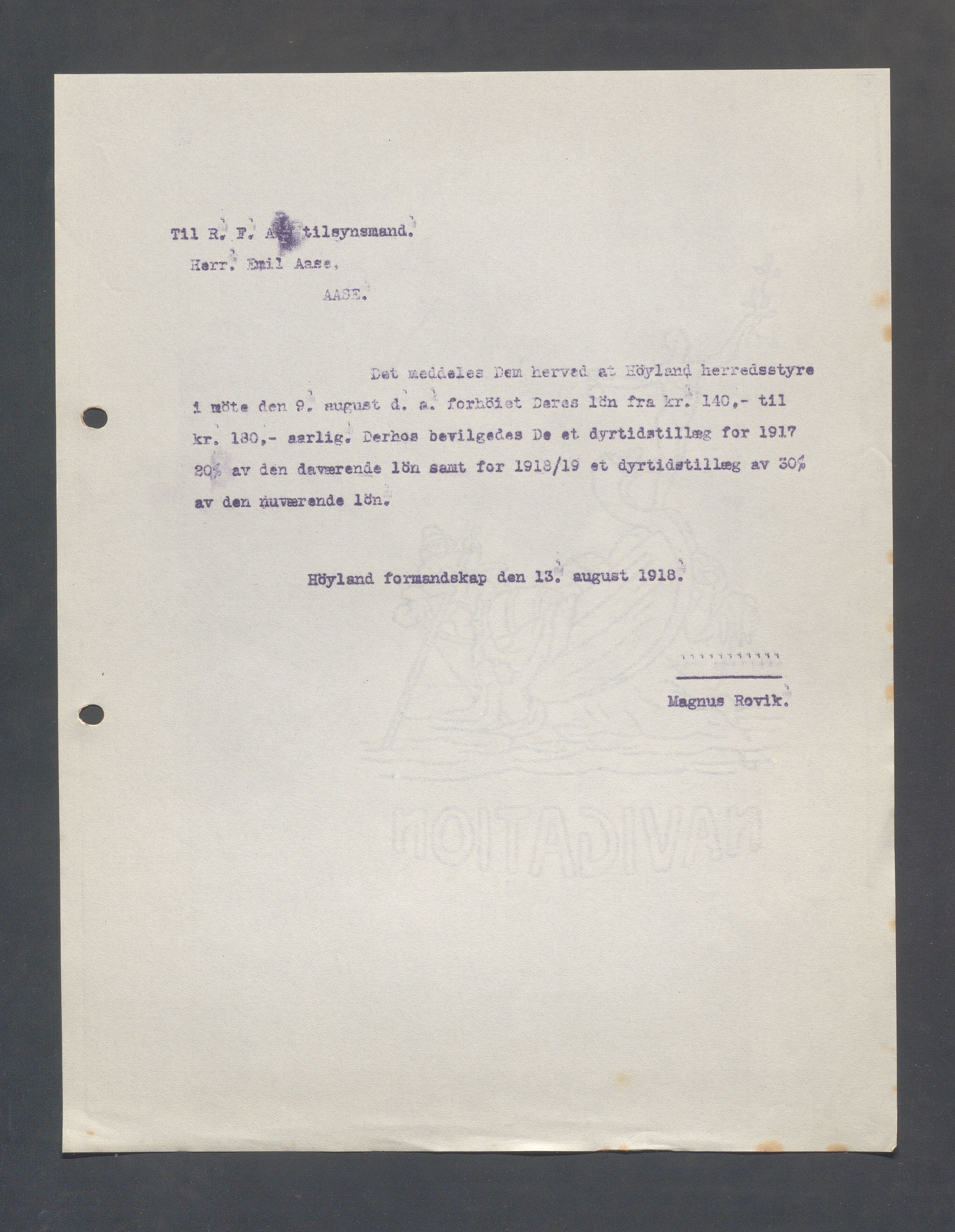 Høyland kommune - Formannskapet, IKAR/K-100046/B/L0005: Kopibok, 1918-1921, p. 550