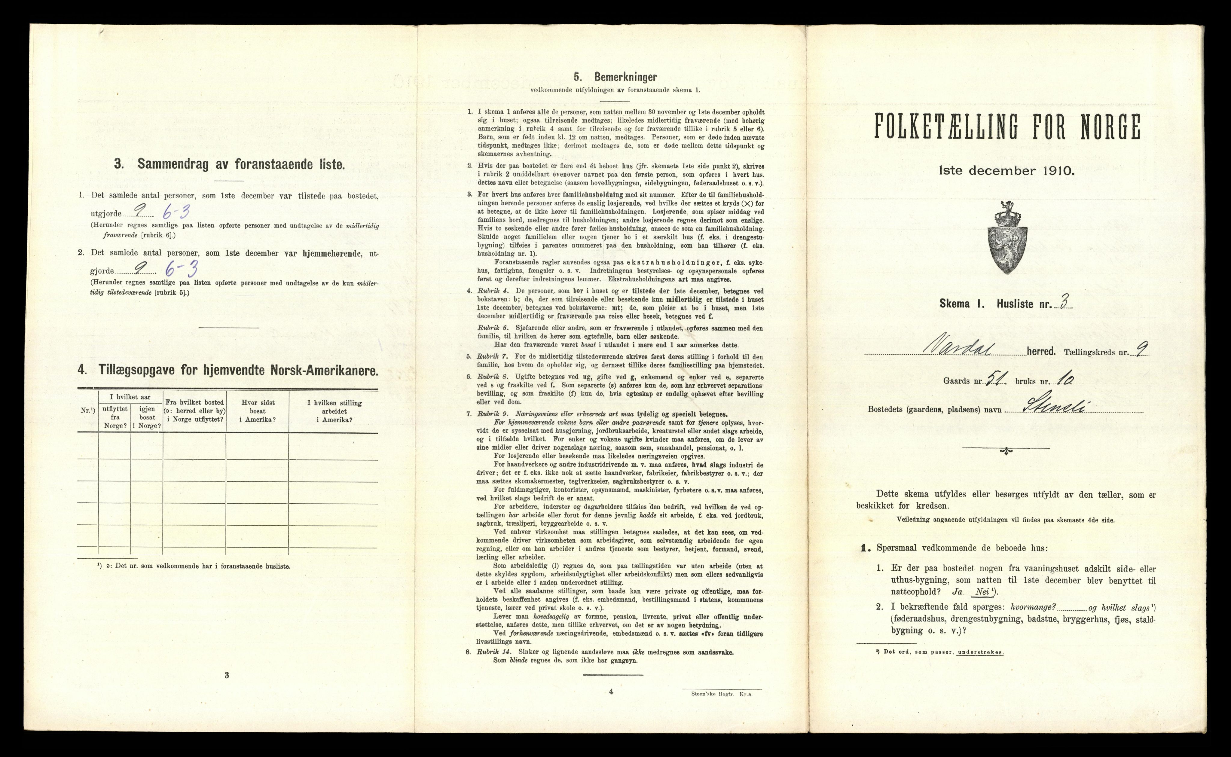 RA, 1910 census for Vardal, 1910, p. 1152