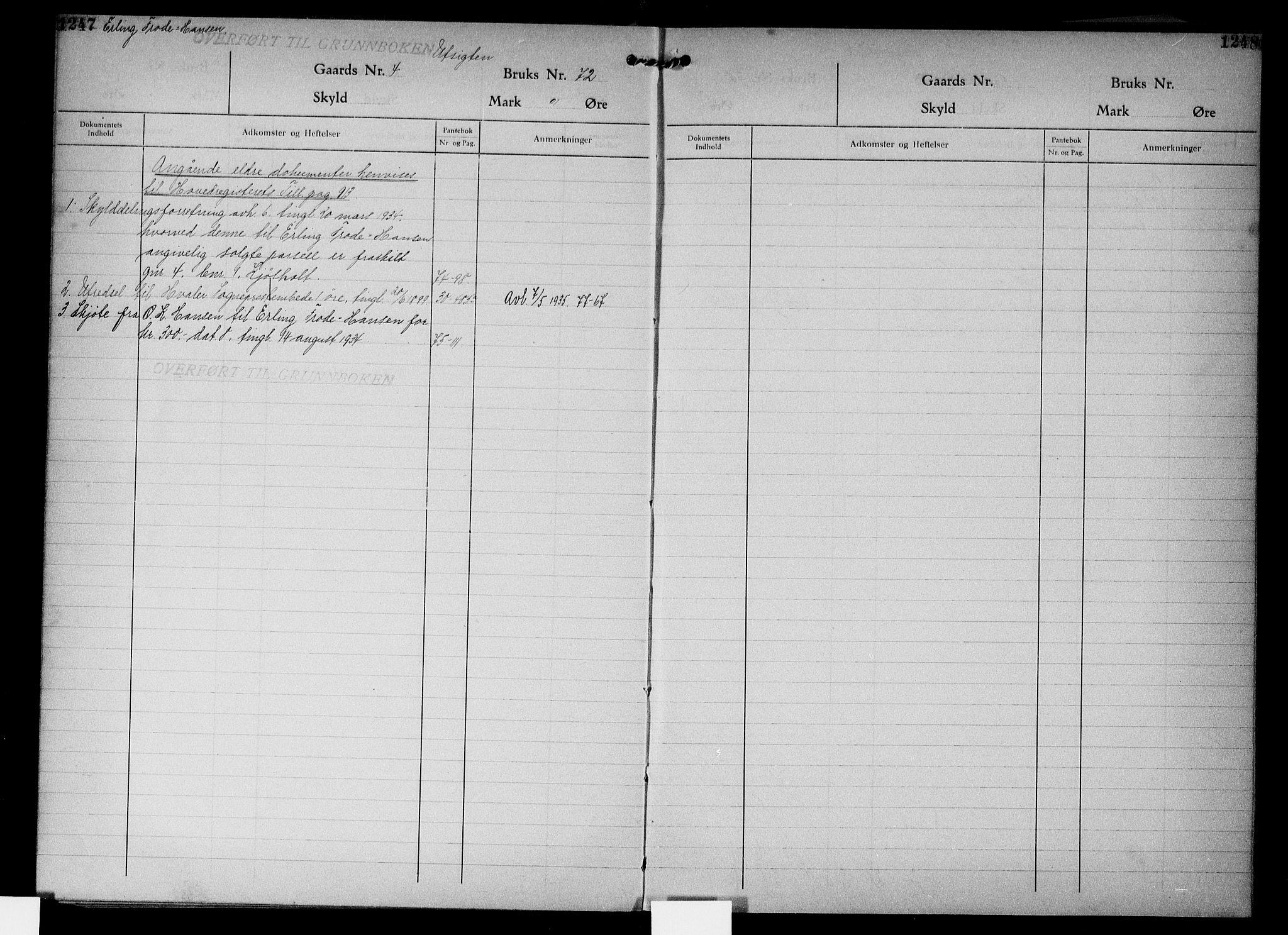 Onsøy sorenskriveri, SAO/A-10474/G/Gb/Gbc/L0004: Mortgage register no. III 4, 1926, p. 1247-1248