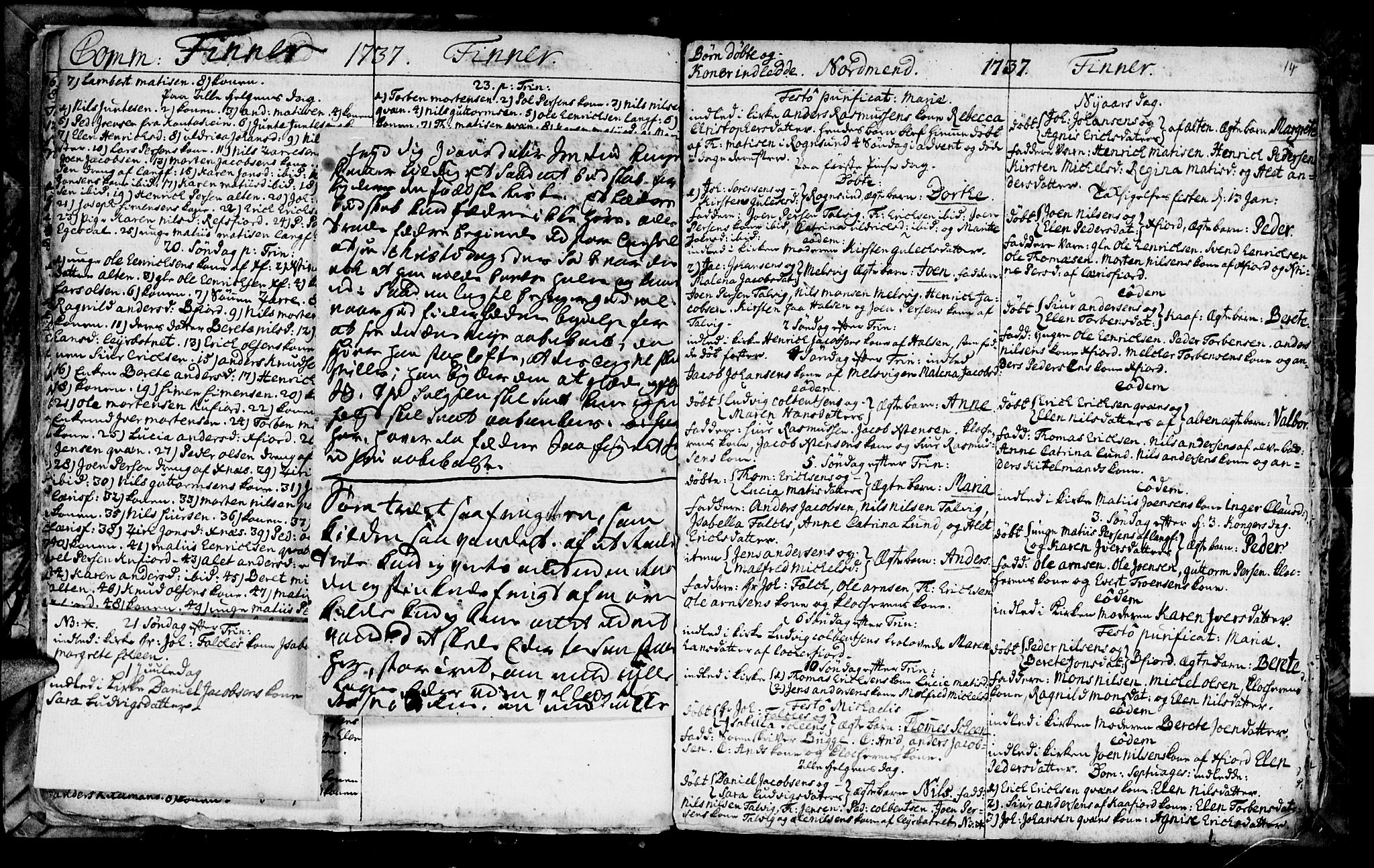 Talvik sokneprestkontor, SATØ/S-1337/H/Ha/L0003kirke: Parish register (official) no. 3, 1735-1752, p. 14