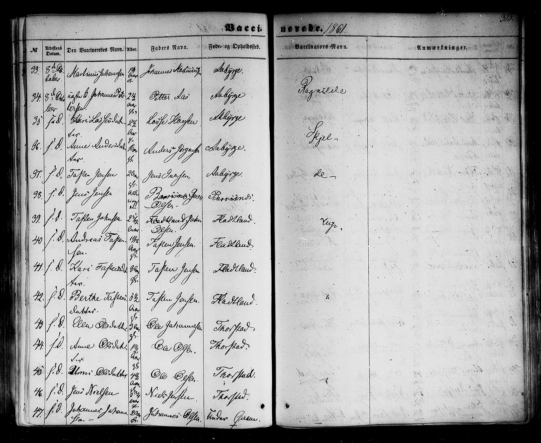 Sogndal sokneprestembete, AV/SAB-A-81301/H/Haa/Haaa/L0013: Parish register (official) no. A 13, 1859-1877, p. 375