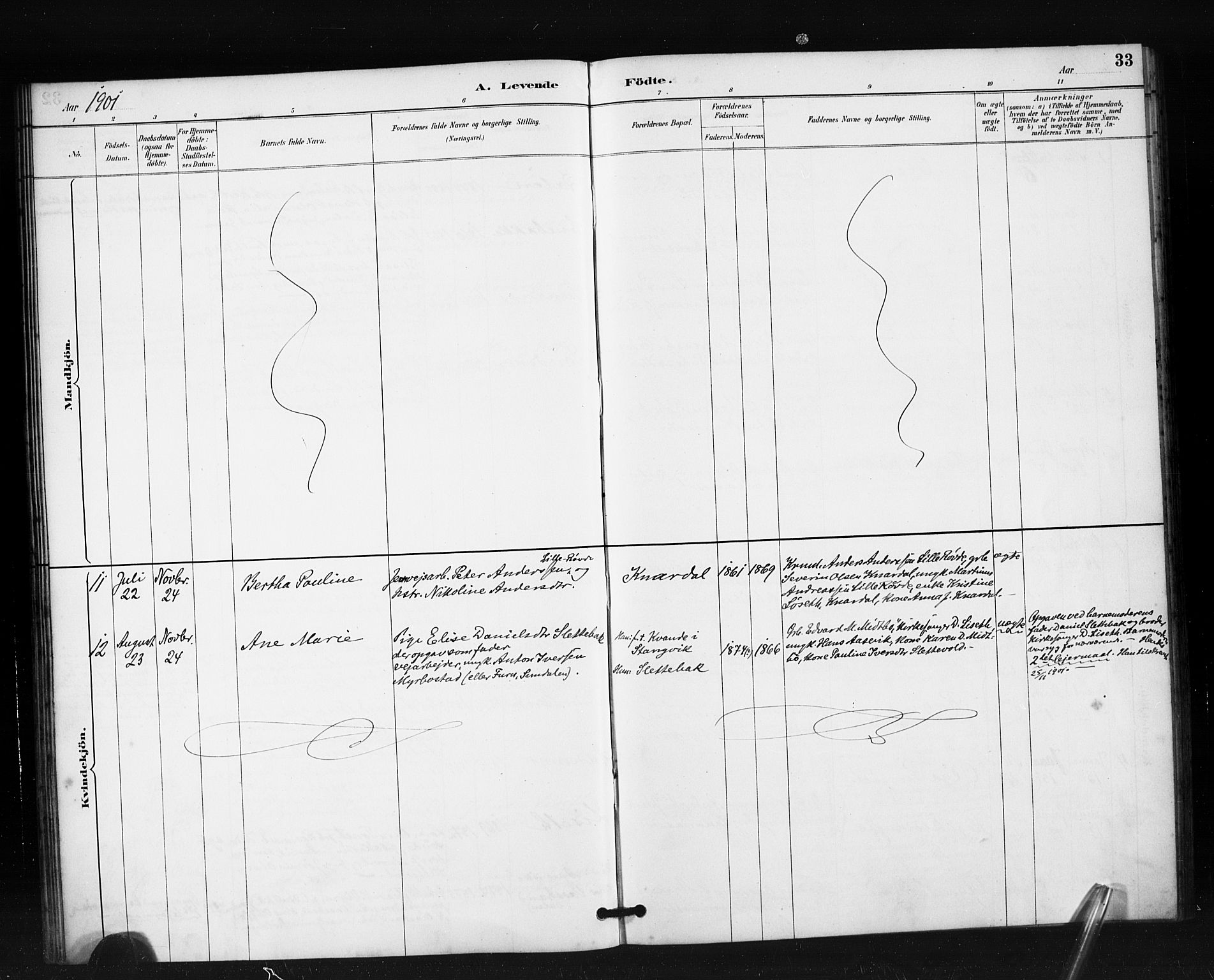 Ministerialprotokoller, klokkerbøker og fødselsregistre - Møre og Romsdal, AV/SAT-A-1454/504/L0056: Parish register (official) no. 504A03, 1884-1904, p. 33