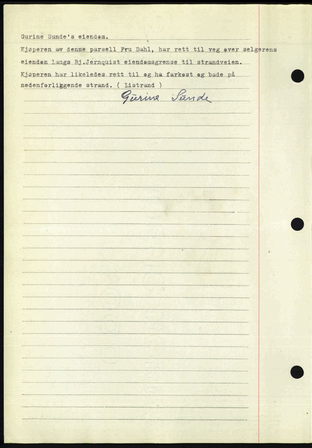 Nedenes sorenskriveri, AV/SAK-1221-0006/G/Gb/Gba/L0057: Mortgage book no. A9, 1947-1947, Diary no: : 1223/1947