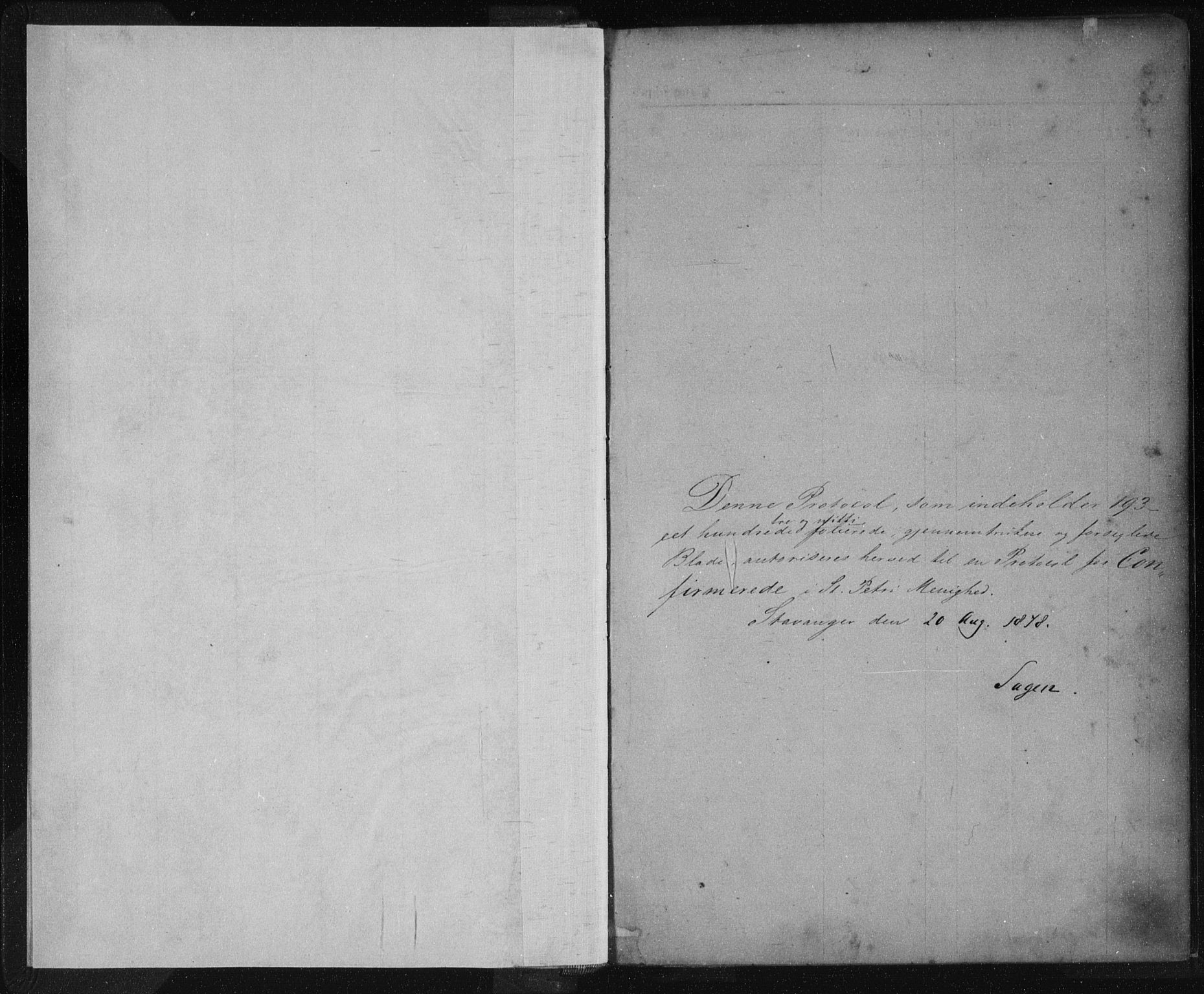 St. Petri sokneprestkontor, SAST/A-101813/001/30/30BA/L0013: Parish register (official) no. A 13, 1875-1878