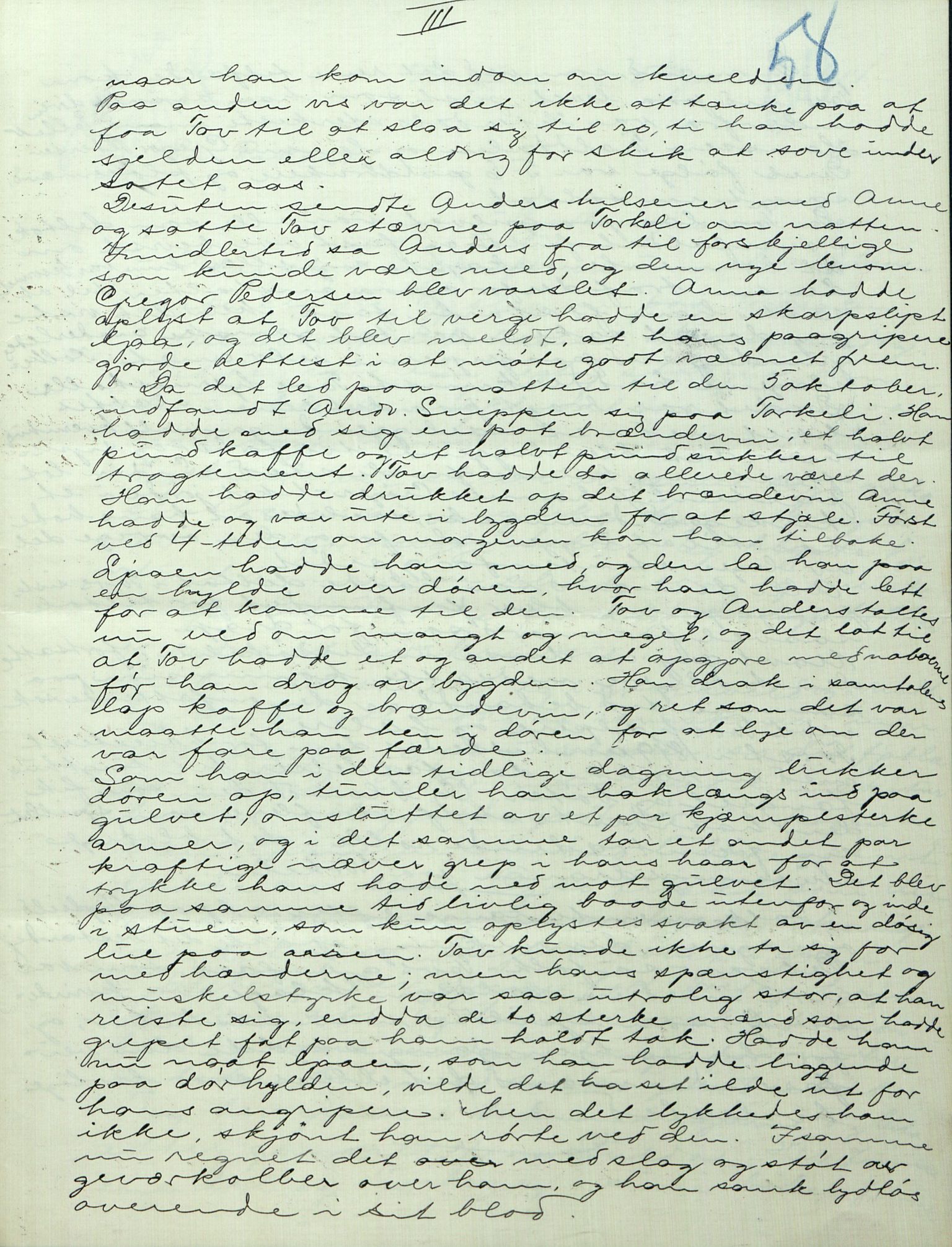 Rikard Berge, TEMU/TGM-A-1003/F/L0008/0012: 300-340 / 311 Brev, også viser og noen regler og rim. Skikker fra Valdres, 1913, p. 58