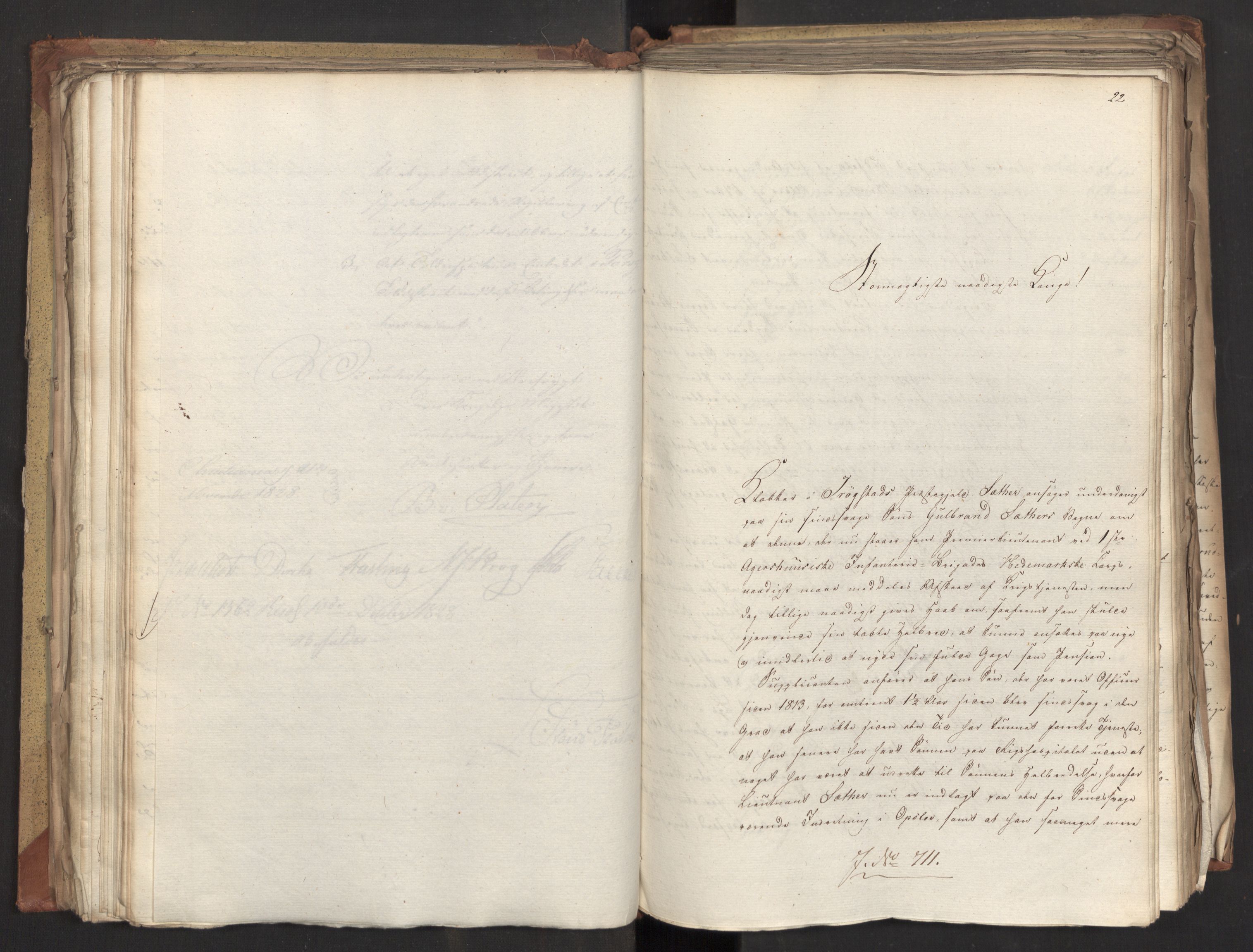 Statsrådsavdelingen i Stockholm, AV/RA-S-1003/D/Da/L0057: Regjeringsinnstillinger nr. 651-807, 1828, p. 173