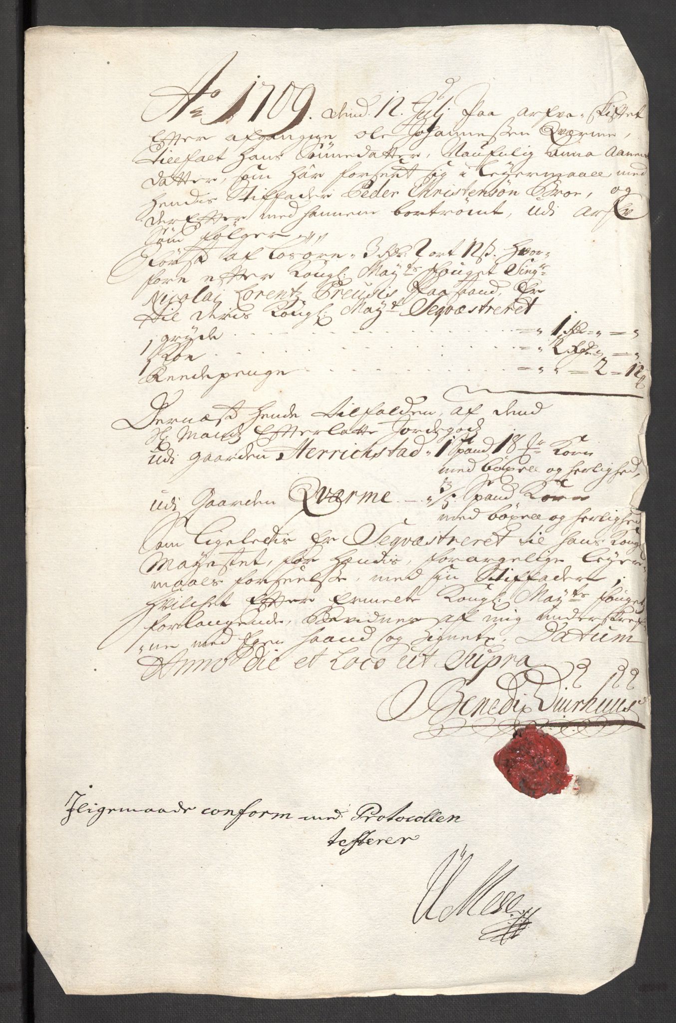 Rentekammeret inntil 1814, Reviderte regnskaper, Fogderegnskap, RA/EA-4092/R46/L2734: Fogderegnskap Jæren og Dalane, 1709-1710, p. 156