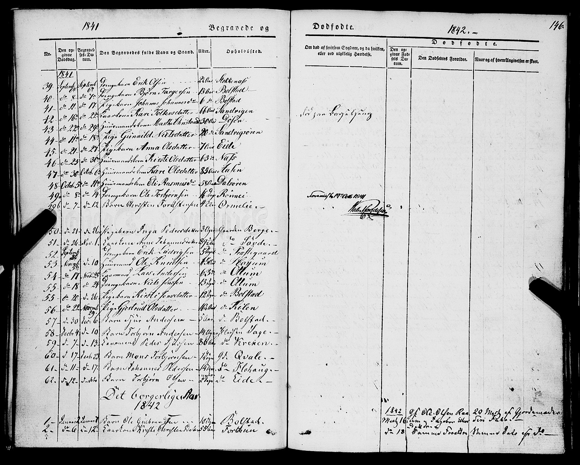 Luster sokneprestembete, AV/SAB-A-81101/H/Haa/Haaa/L0006: Parish register (official) no. A 6, 1840-1848, p. 146