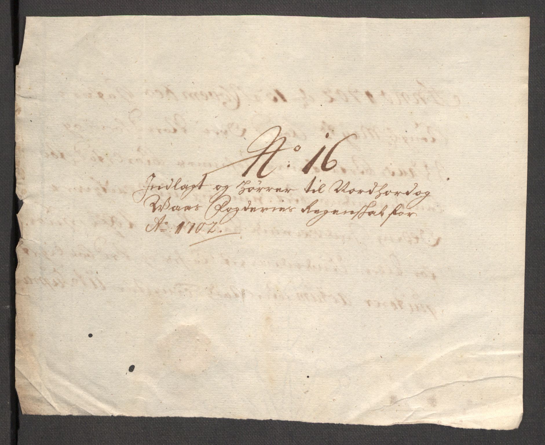 Rentekammeret inntil 1814, Reviderte regnskaper, Fogderegnskap, RA/EA-4092/R51/L3186: Fogderegnskap Nordhordland og Voss, 1702-1703, p. 153