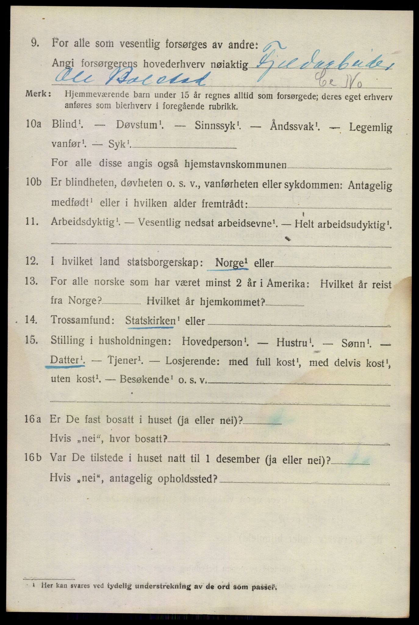 SAKO, 1920 census for Lier, 1920, p. 26109