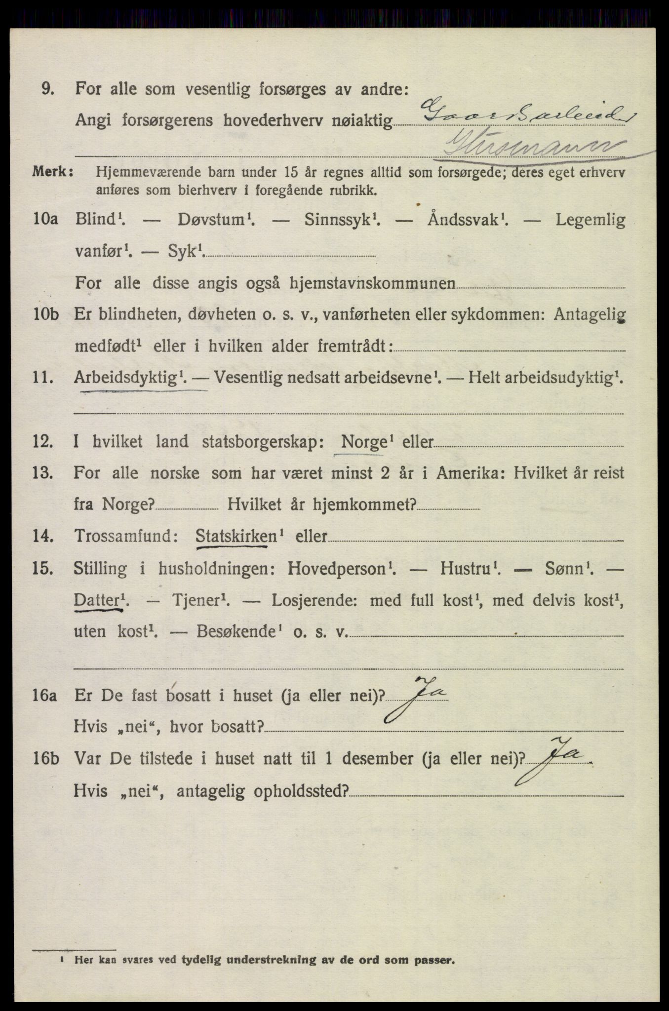 SAH, 1920 census for Grue, 1920, p. 5144