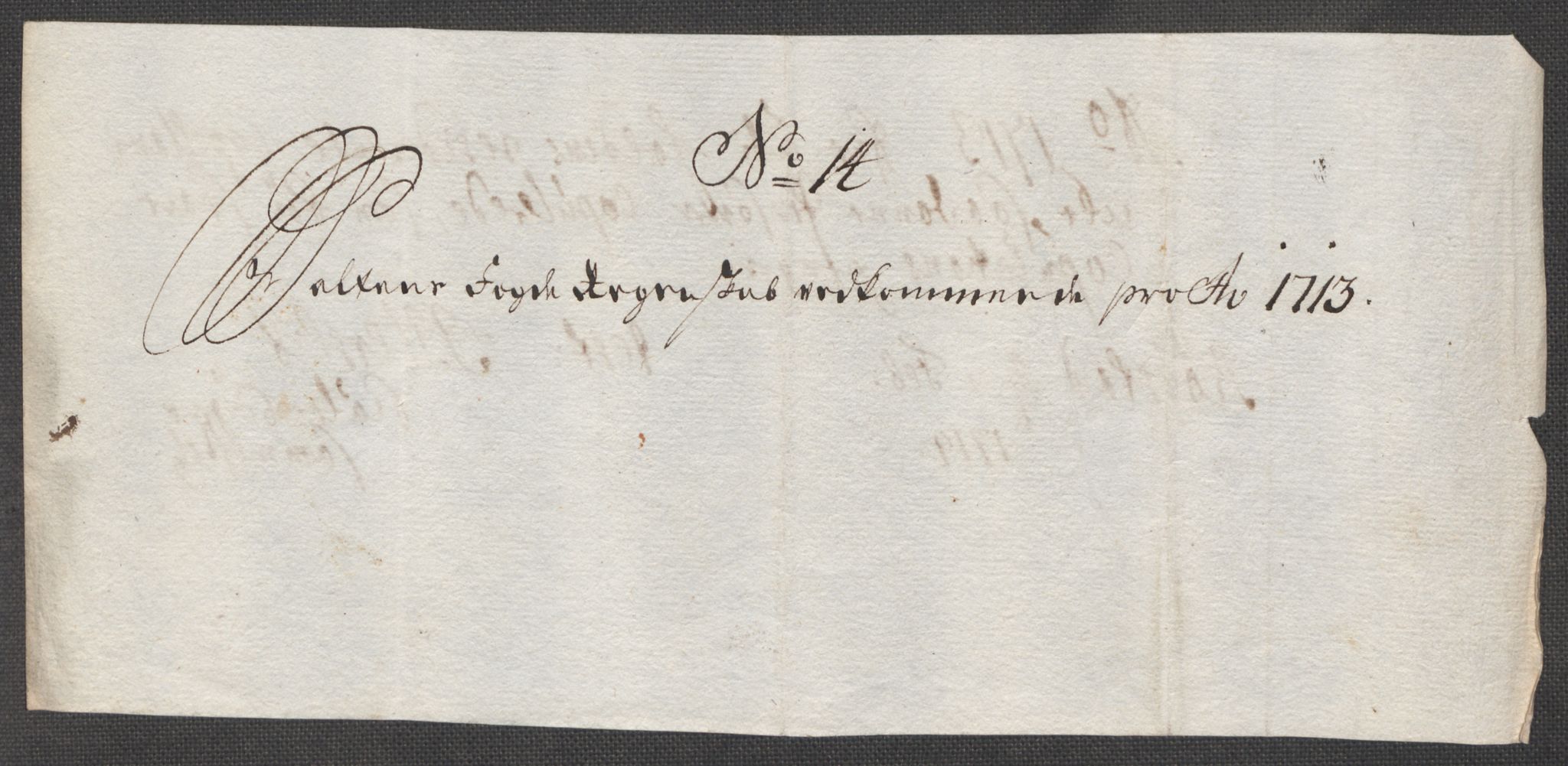 Rentekammeret inntil 1814, Reviderte regnskaper, Fogderegnskap, AV/RA-EA-4092/R66/L4583: Fogderegnskap Salten, 1713, p. 110