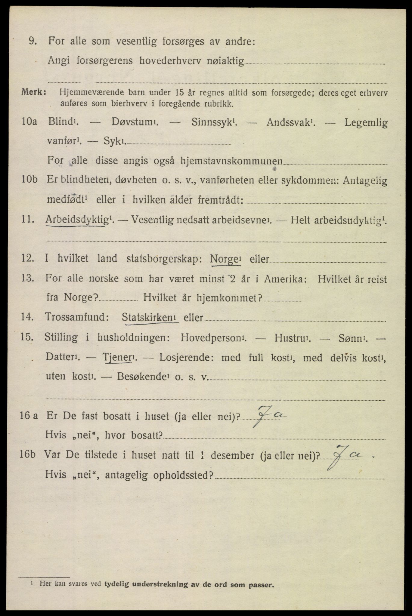 SAH, 1920 census for Sør-Aurdal, 1920, p. 6262