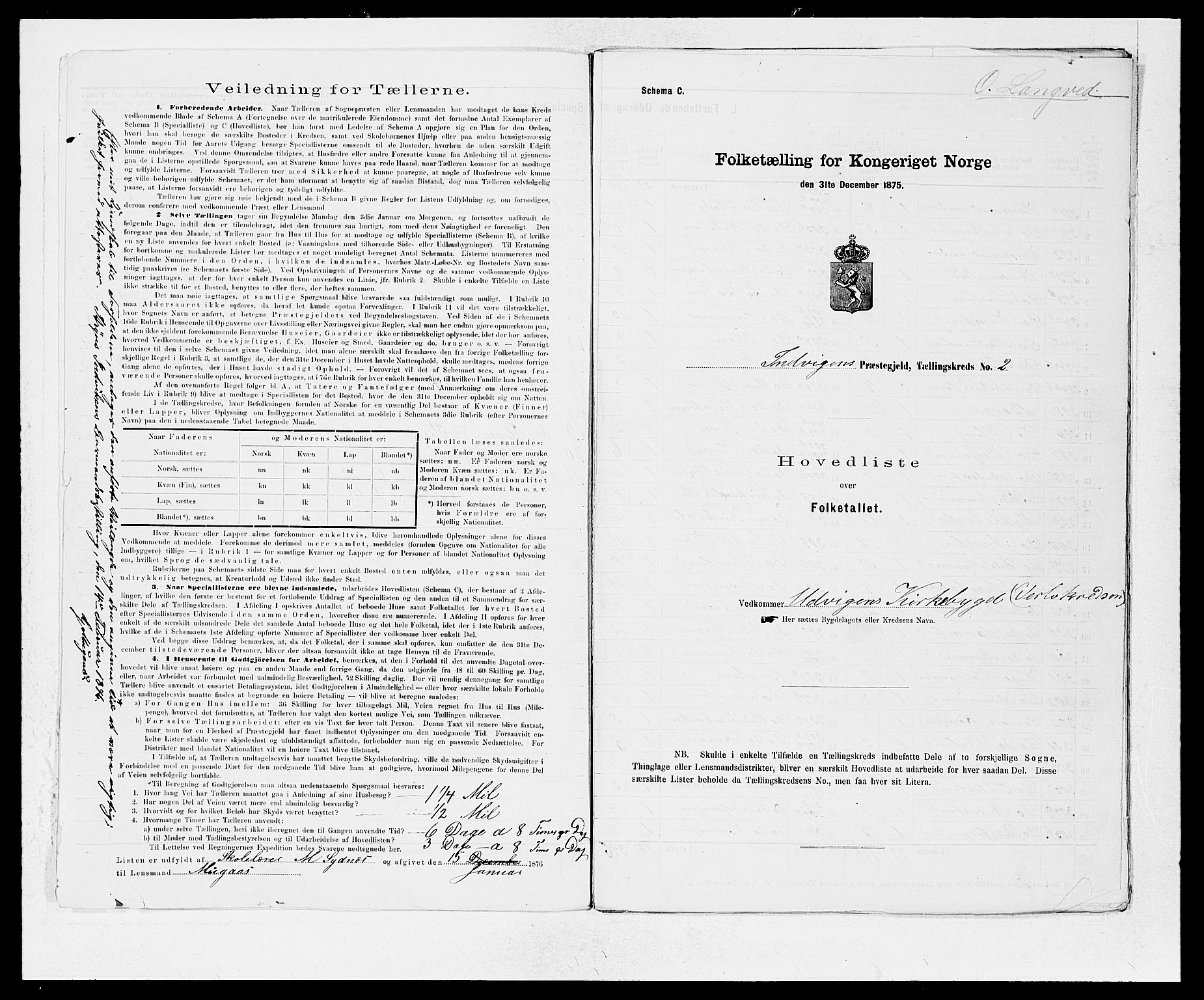 SAB, 1875 Census for 1447P Innvik, 1875, p. 4