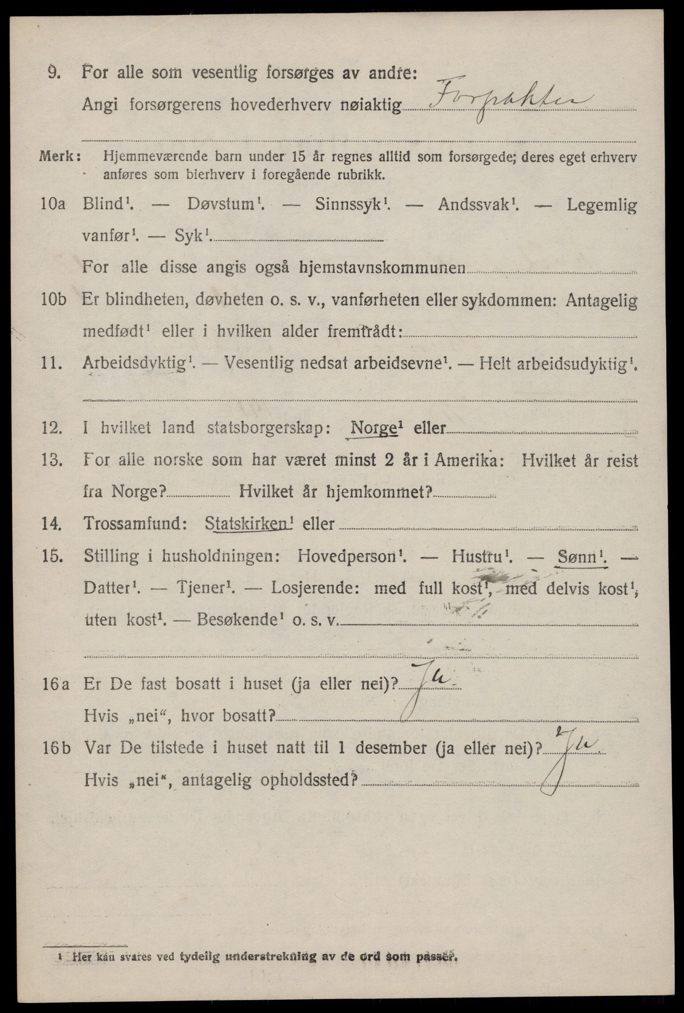 SAKO, 1920 census for Kviteseid, 1920, p. 6212