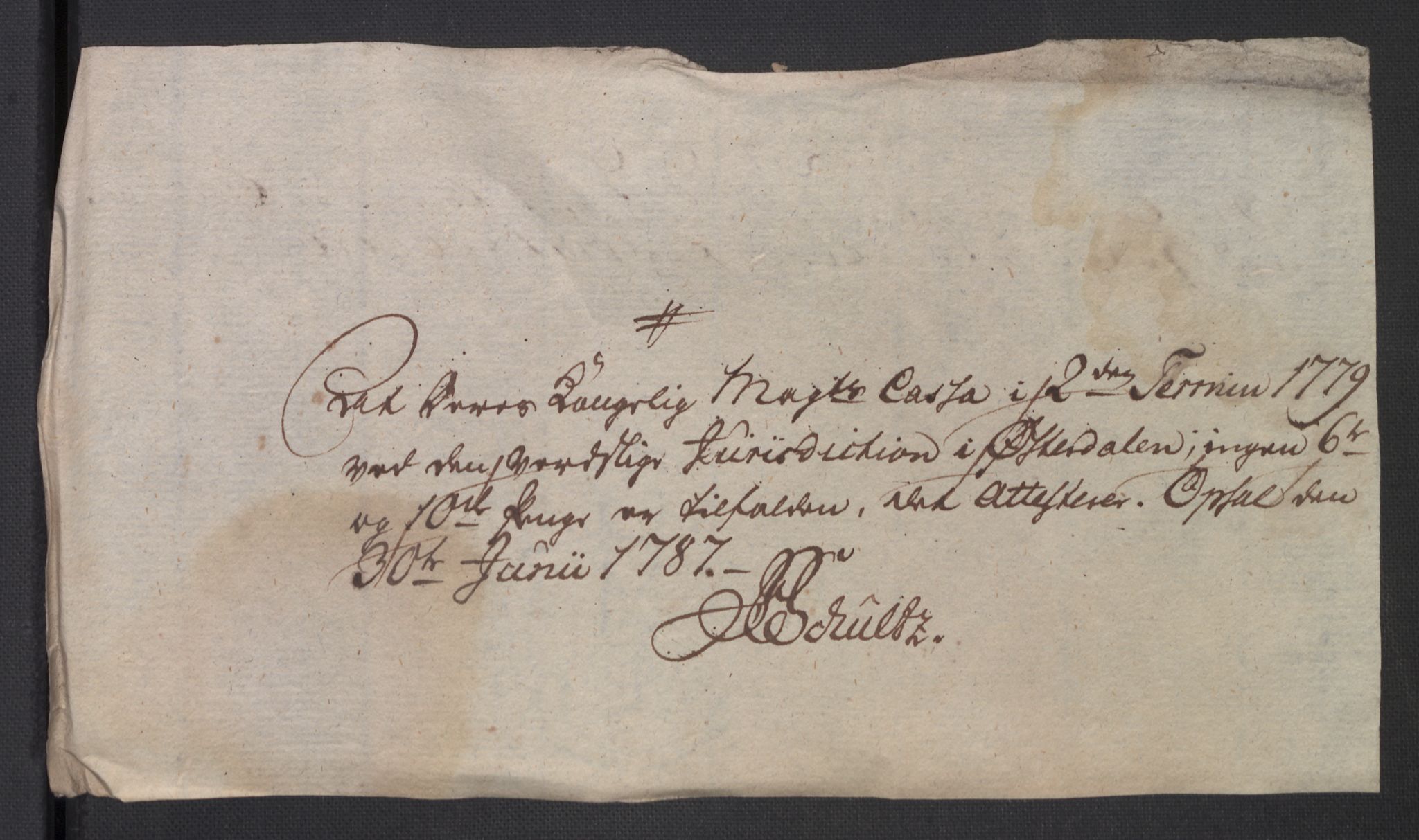 Rentekammeret inntil 1814, Reviderte regnskaper, Mindre regnskaper, AV/RA-EA-4068/Rb/L0014: Opplands amt, 1771-1779, p. 665