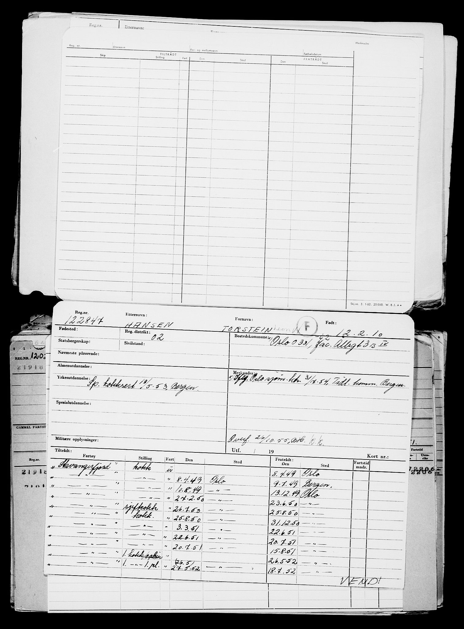 Direktoratet for sjømenn, AV/RA-S-3545/G/Gb/L0088: Hovedkort, 1910, p. 156