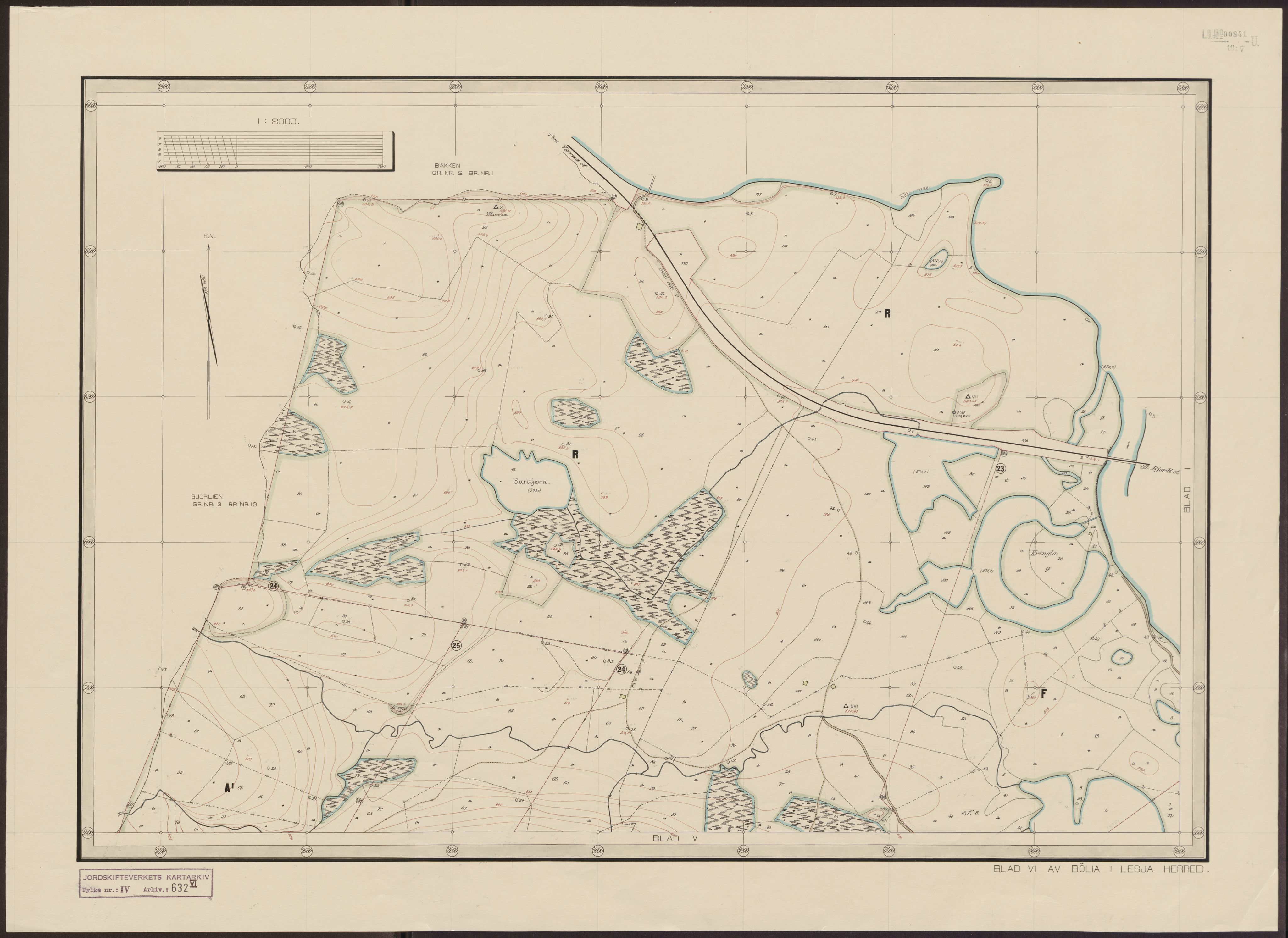 Jordskifteverkets kartarkiv, RA/S-3929/T, 1859-1988, p. 802