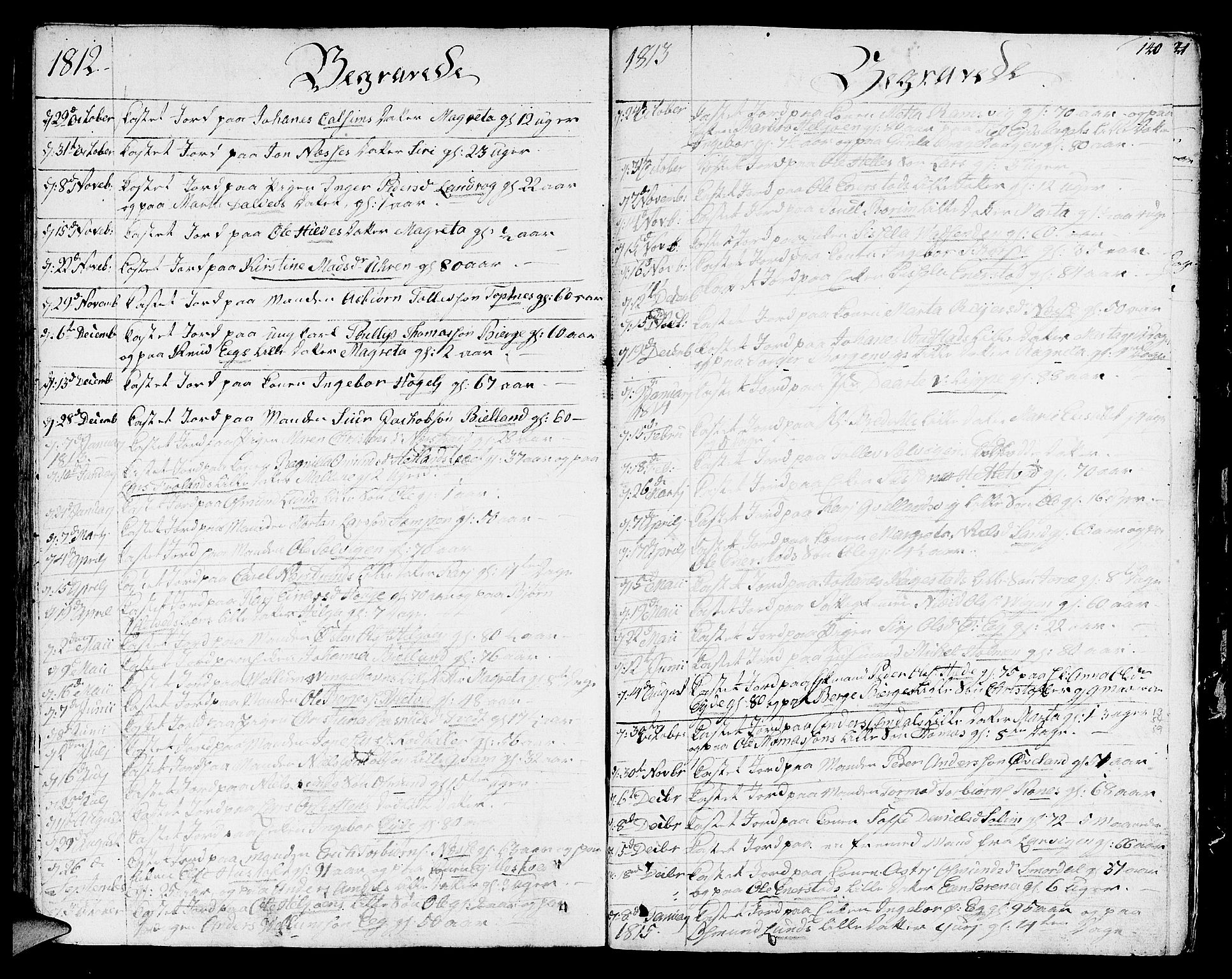 Nedstrand sokneprestkontor, SAST/A-101841/01/IV: Parish register (official) no. A 5, 1795-1816, p. 140