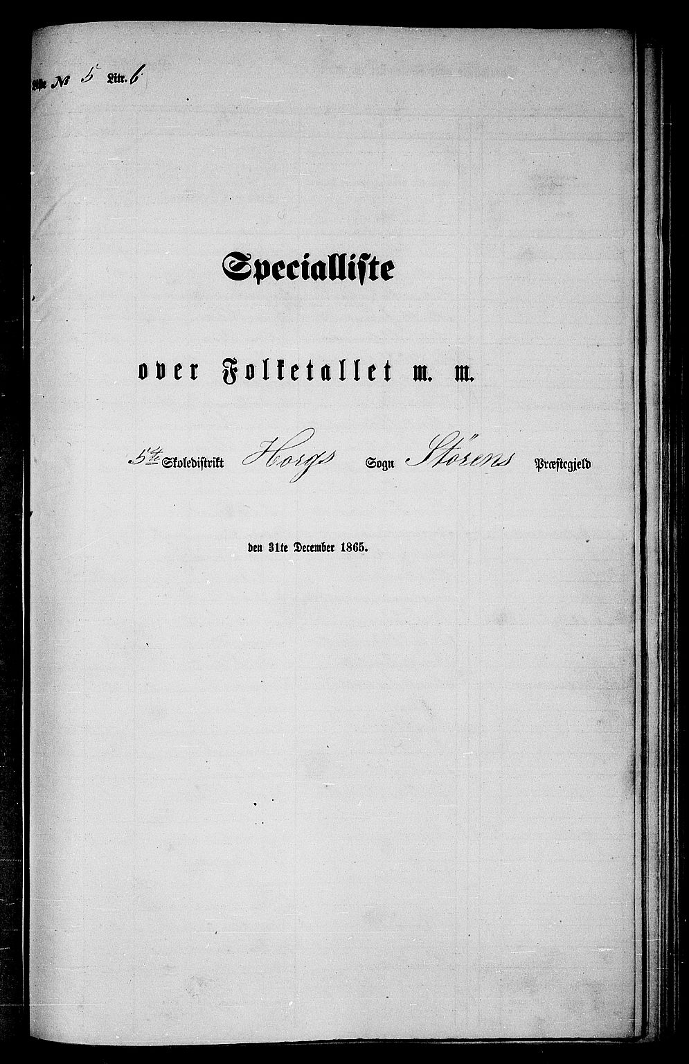 RA, 1865 census for Støren, 1865, p. 196