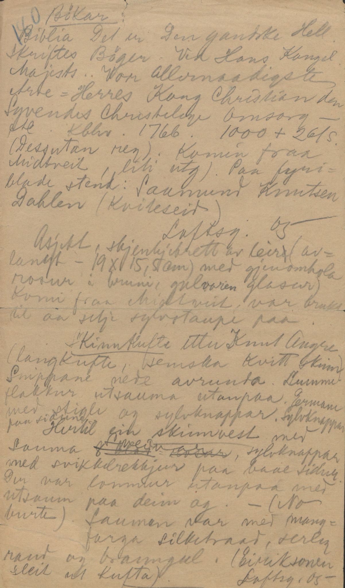 Rikard Berge, TEMU/TGM-A-1003/F/L0004/0048: 101-159 / 151 Beskrivelse av innbo, rosemåling etc. , 1910-1950, p. 180
