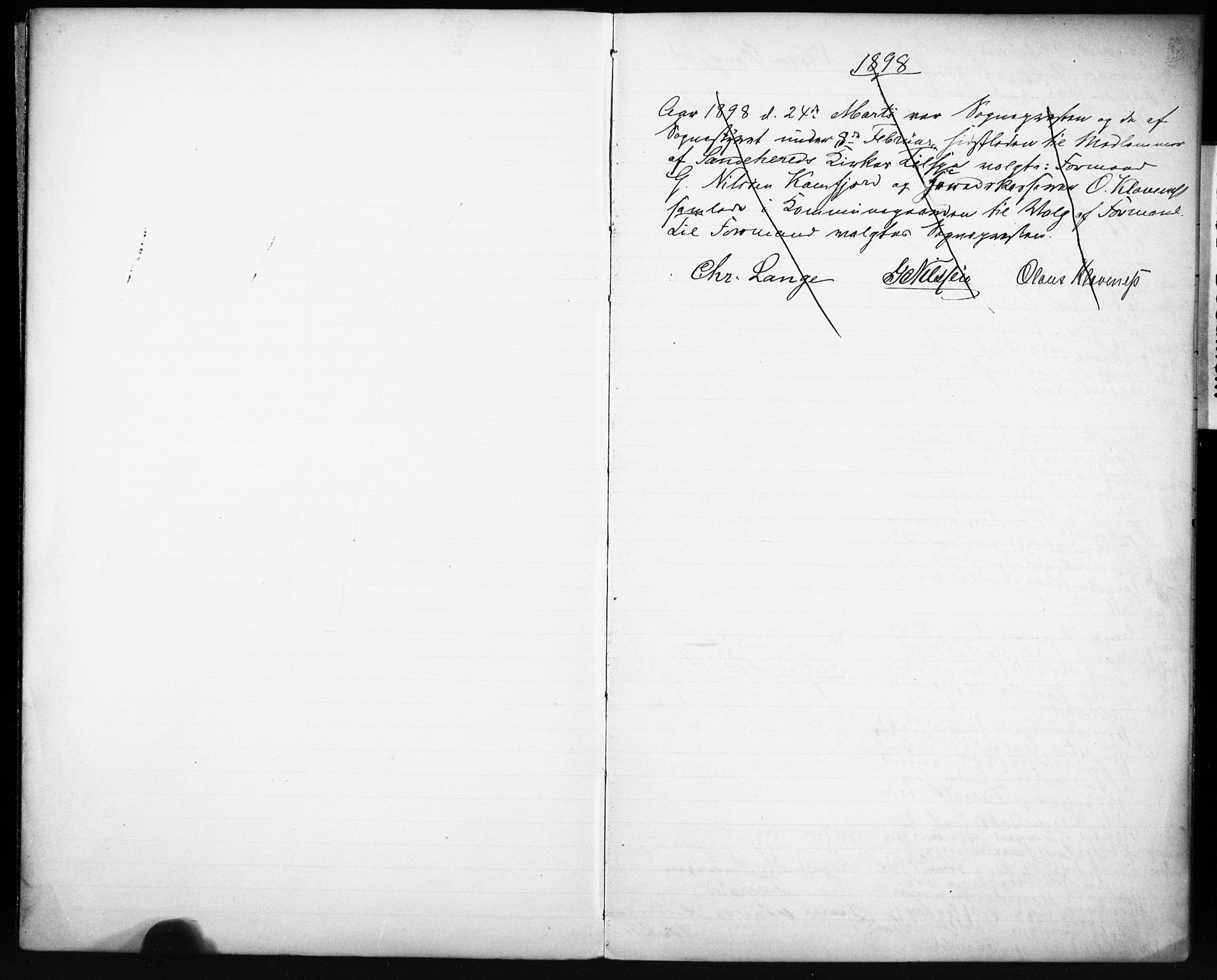 Sandar kirkebøker, SAKO/A-243/H/Ha/L0003: Banns register no. 3, 1905-1911