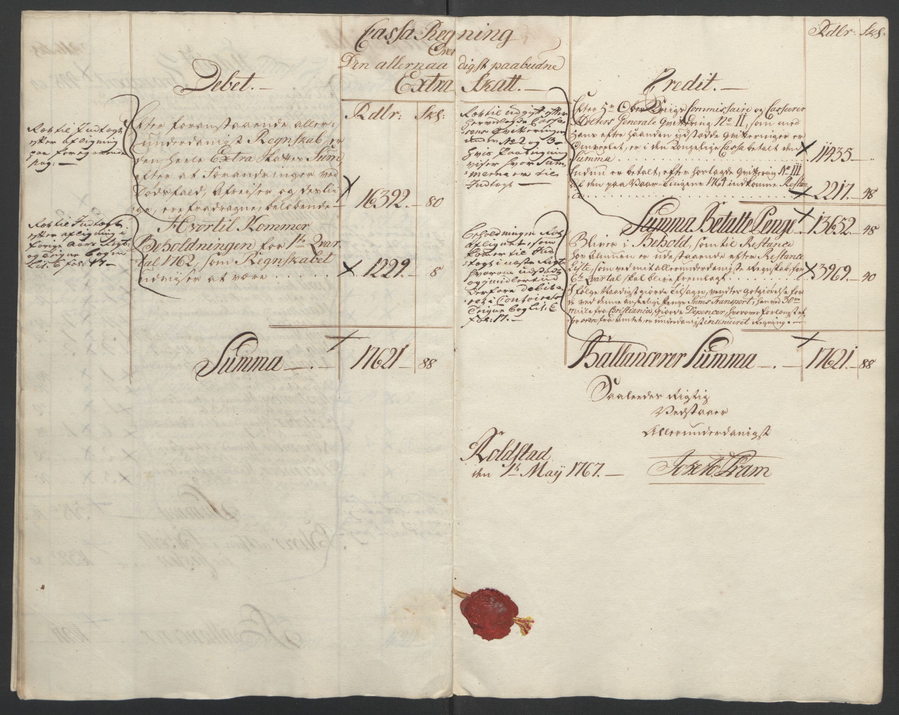 Rentekammeret inntil 1814, Reviderte regnskaper, Fogderegnskap, AV/RA-EA-4092/R17/L1266: Ekstraskatten Gudbrandsdal, 1762-1766, p. 80