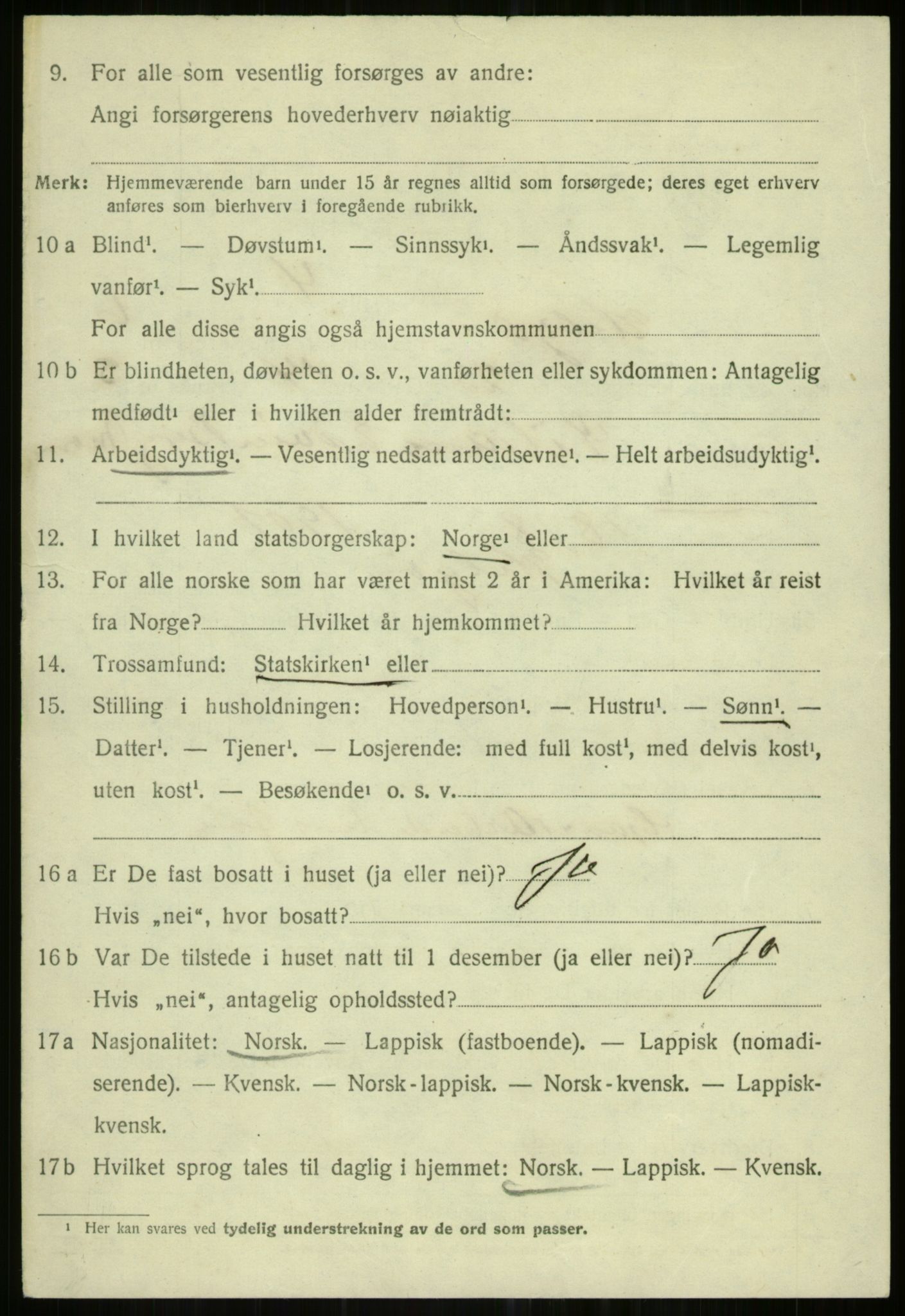 SATØ, 1920 census for Helgøy, 1920, p. 2533