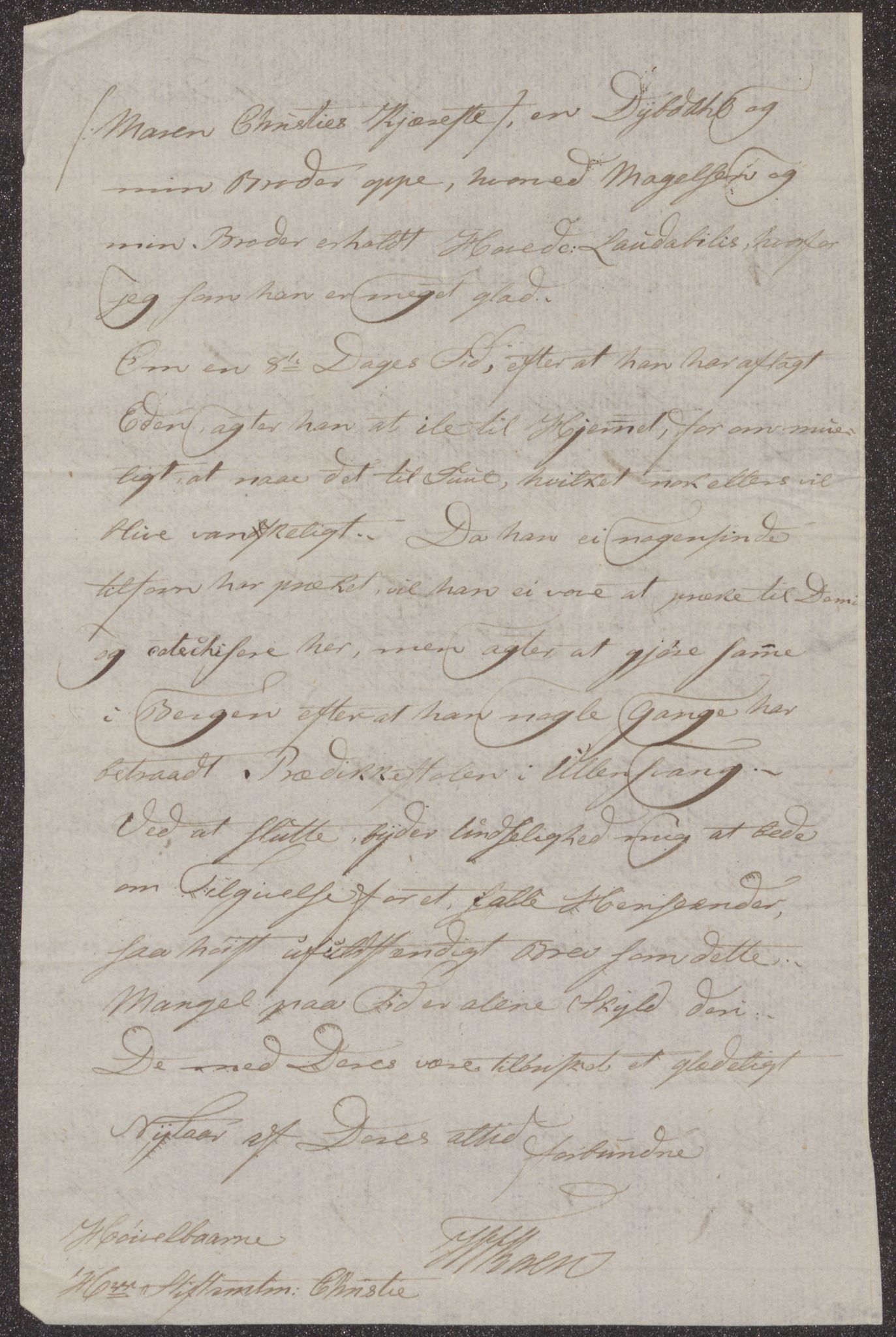 Bergens Museum, UMB/A007/D/Da/L0002/0002: Brevsamling 1827 / Brevsamling 1827, 1827