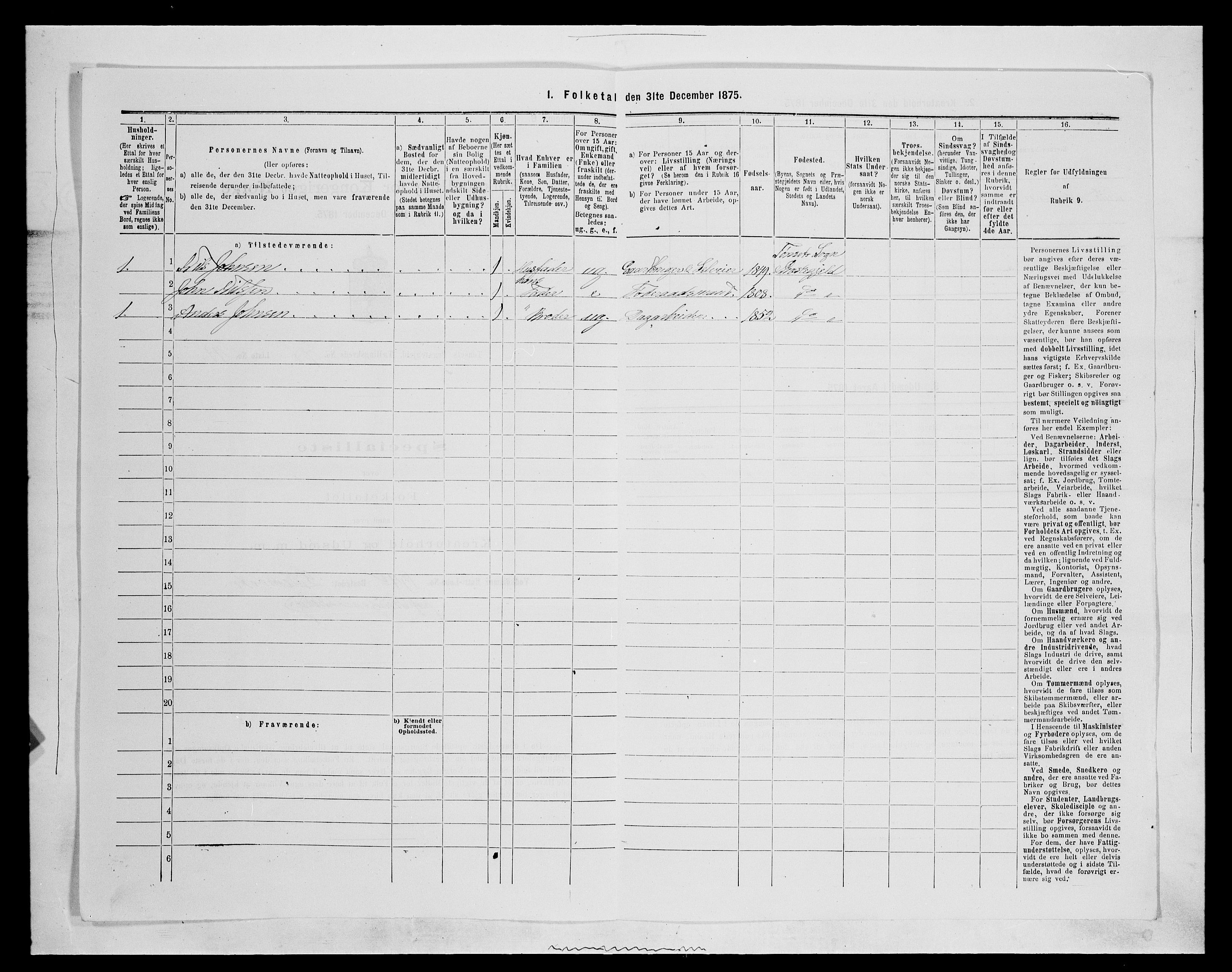 SAH, 1875 census for 0437P Tynset, 1875, p. 806