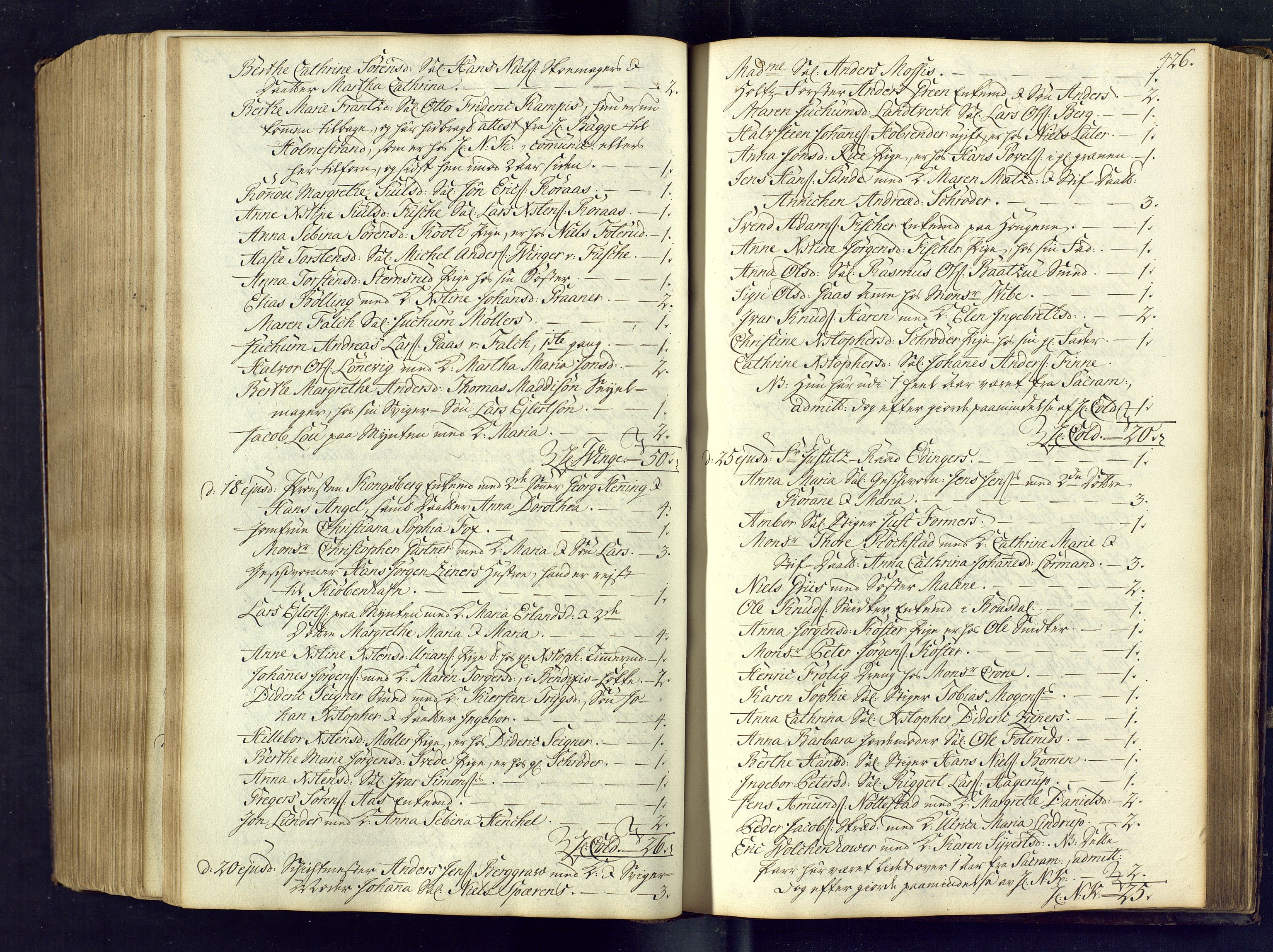 Kongsberg kirkebøker, AV/SAKO-A-22/M/Ma/L0005: Communicants register no. 5, 1755-1761, p. 426