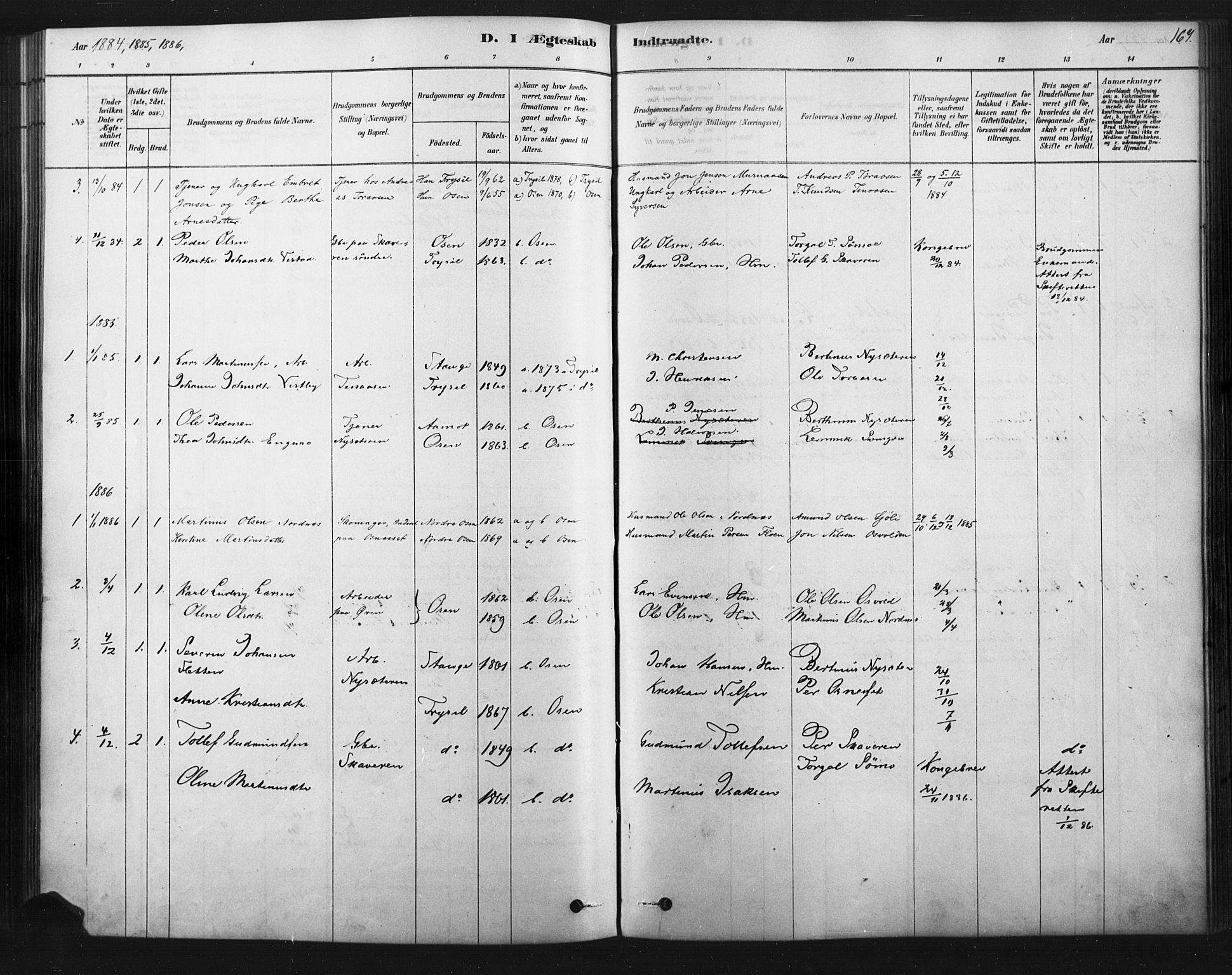 Åmot prestekontor, Hedmark, AV/SAH-PREST-056/H/Ha/Haa/L0012: Parish register (official) no. 12, 1878-1901, p. 167