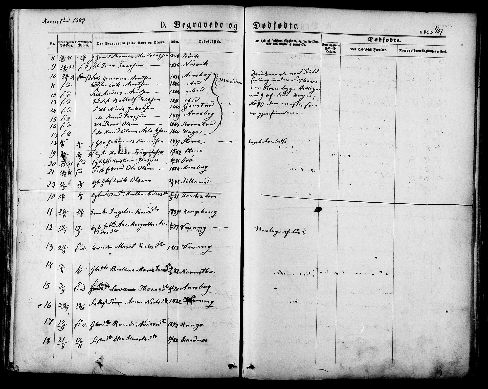 Ministerialprotokoller, klokkerbøker og fødselsregistre - Møre og Romsdal, AV/SAT-A-1454/568/L0806: Parish register (official) no. 568A12 /2, 1878-1884, p. 407
