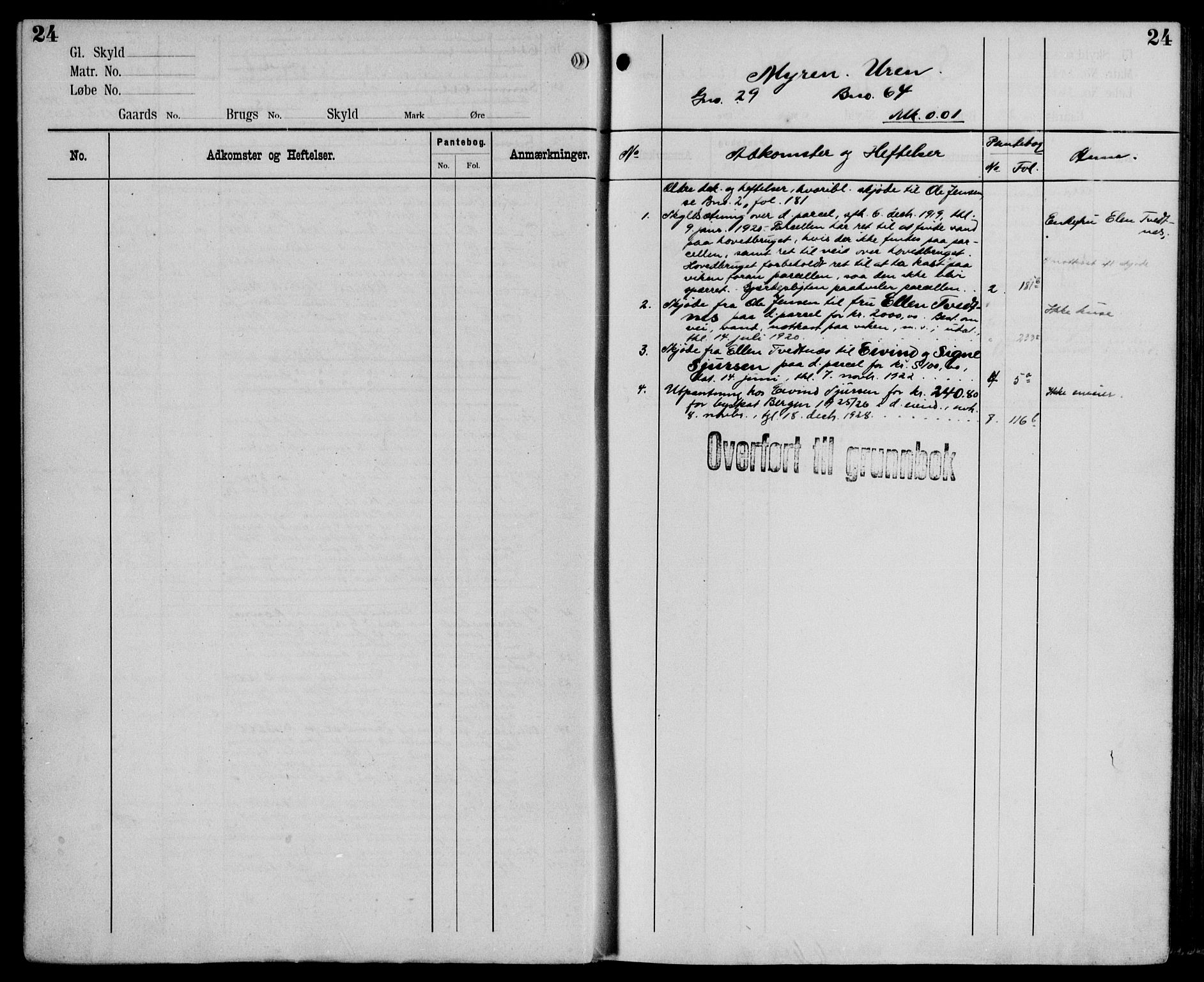 Midhordland sorenskriveri, AV/SAB-A-3001/1/G/Ga/Gab/L0106: Mortgage register no. II.A.b.106, p. 24